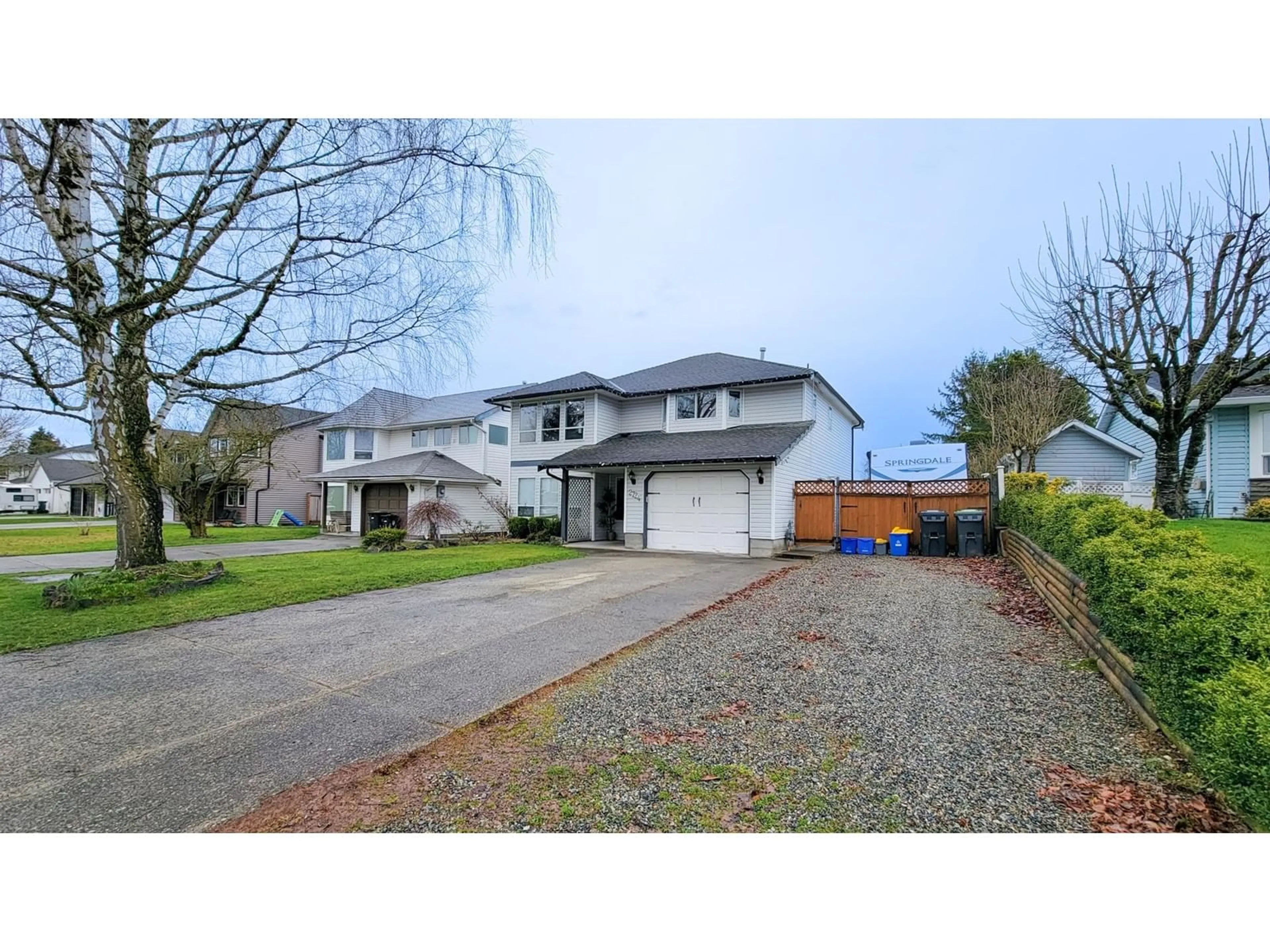 A pic from outside/outdoor area/front of a property/back of a property/a pic from drone, street for 2724 272B STREET, Langley British Columbia V4W3K1