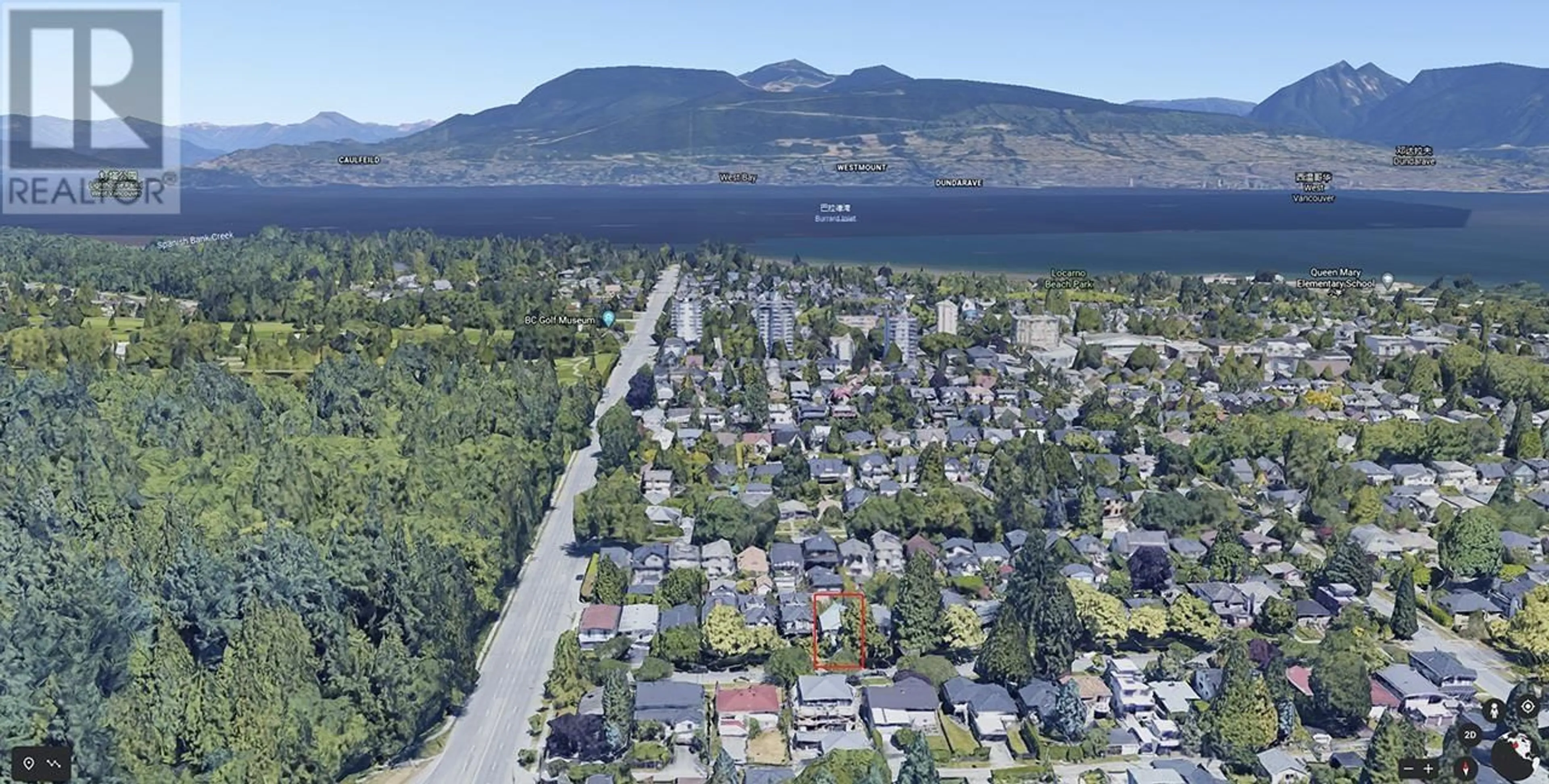 A pic from outside/outdoor area/front of a property/back of a property/a pic from drone, water/lake/river/ocean view for 4663 15TH AVENUE, Vancouver British Columbia V6R3B5