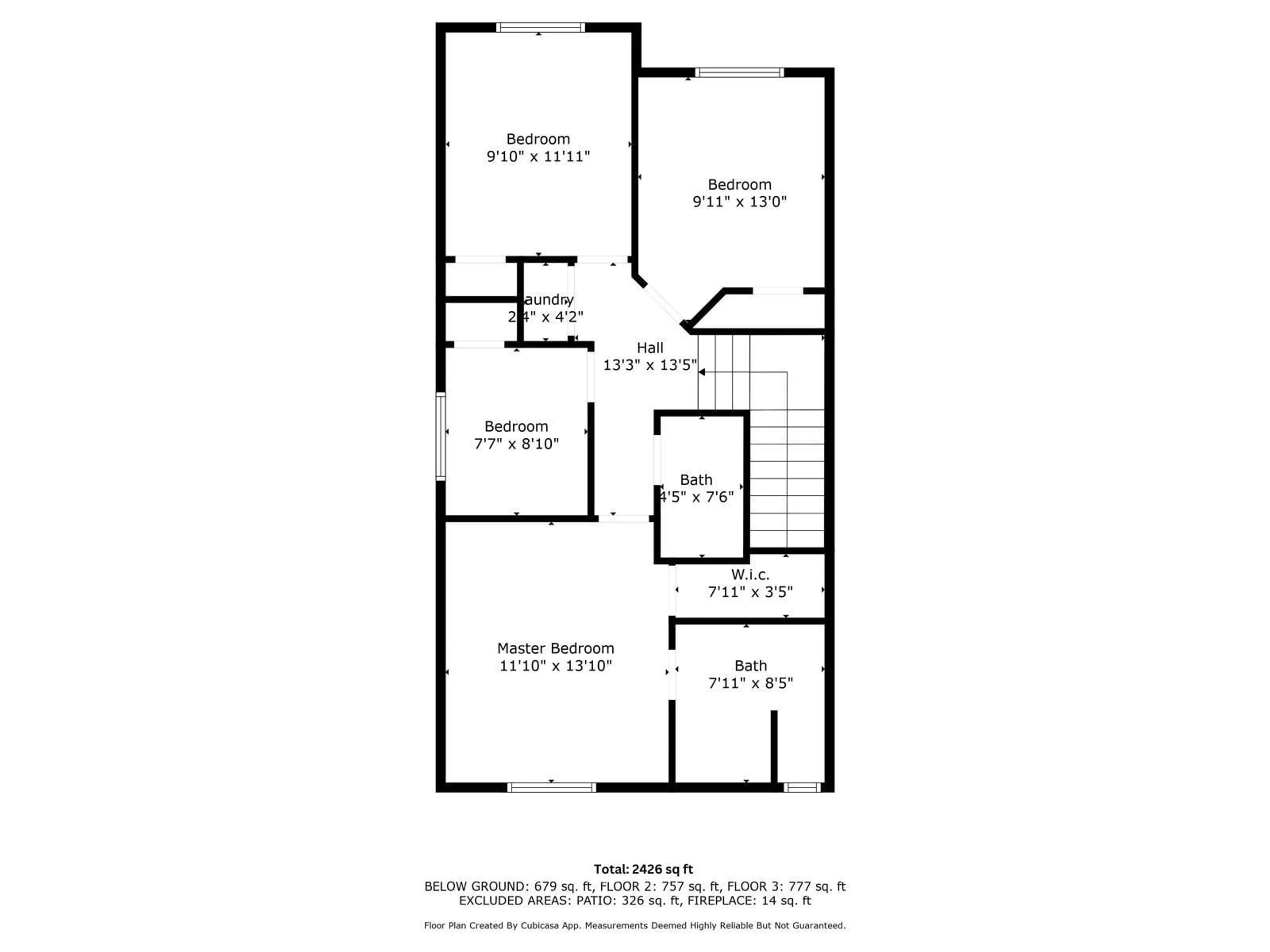 Floor plan for 13025 59A, Surrey British Columbia V3X0G5