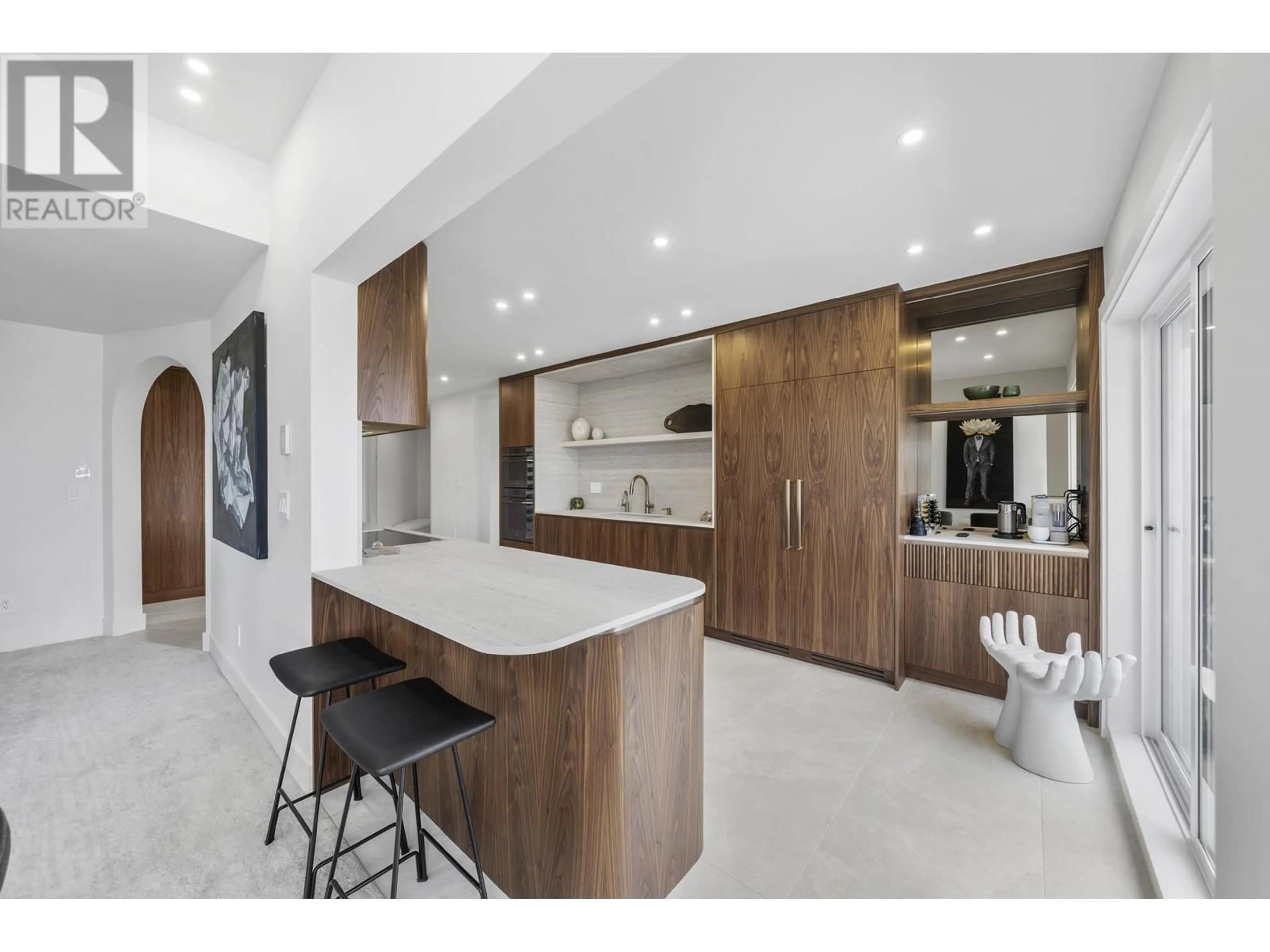 Contemporary kitchen, ceramic/tile floor for 12871 RAILWAY AVENUE, Richmond British Columbia V7E6K3