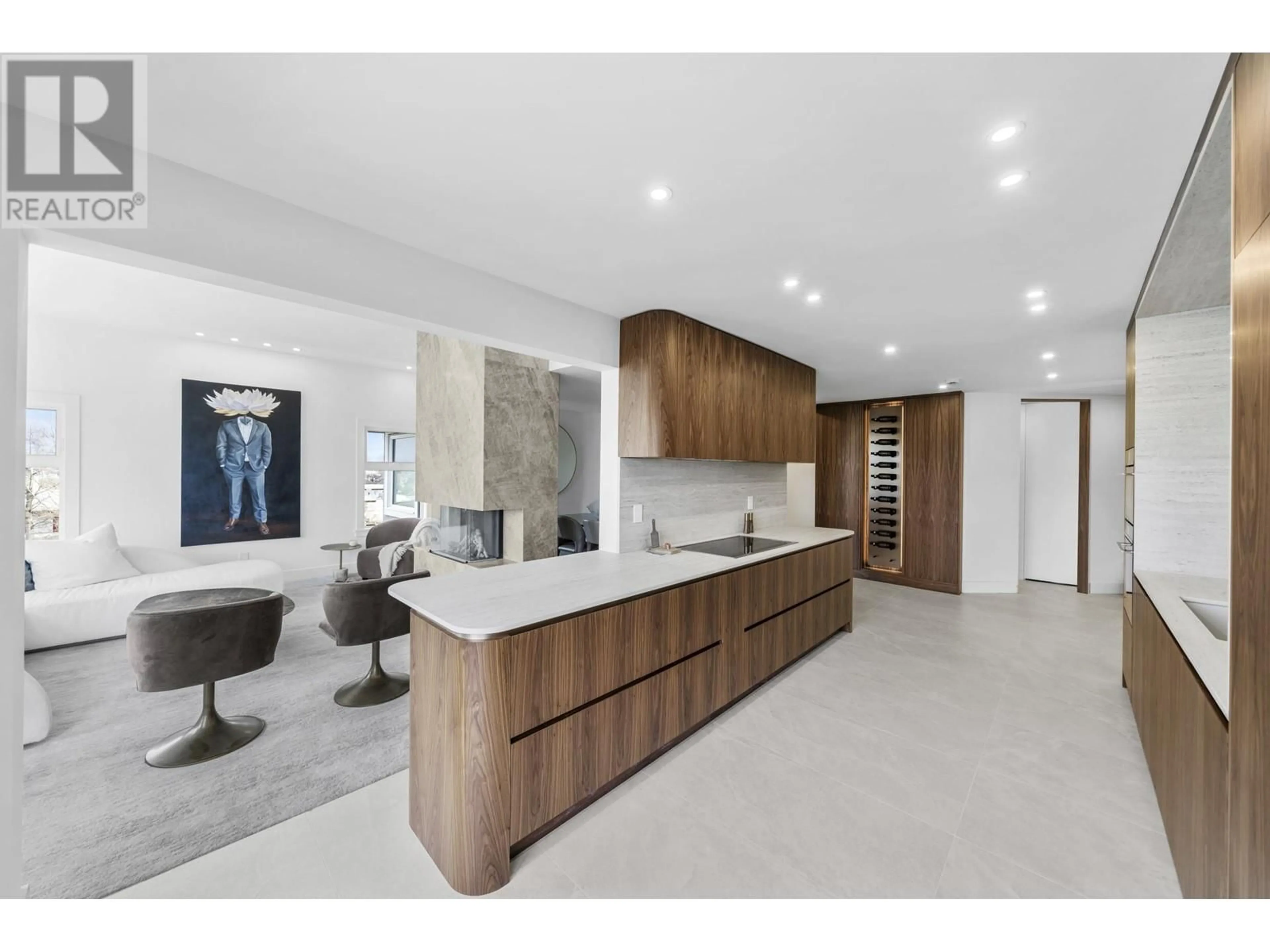 Open concept kitchen, ceramic/tile floor for 12871 RAILWAY AVENUE, Richmond British Columbia V7E6K3