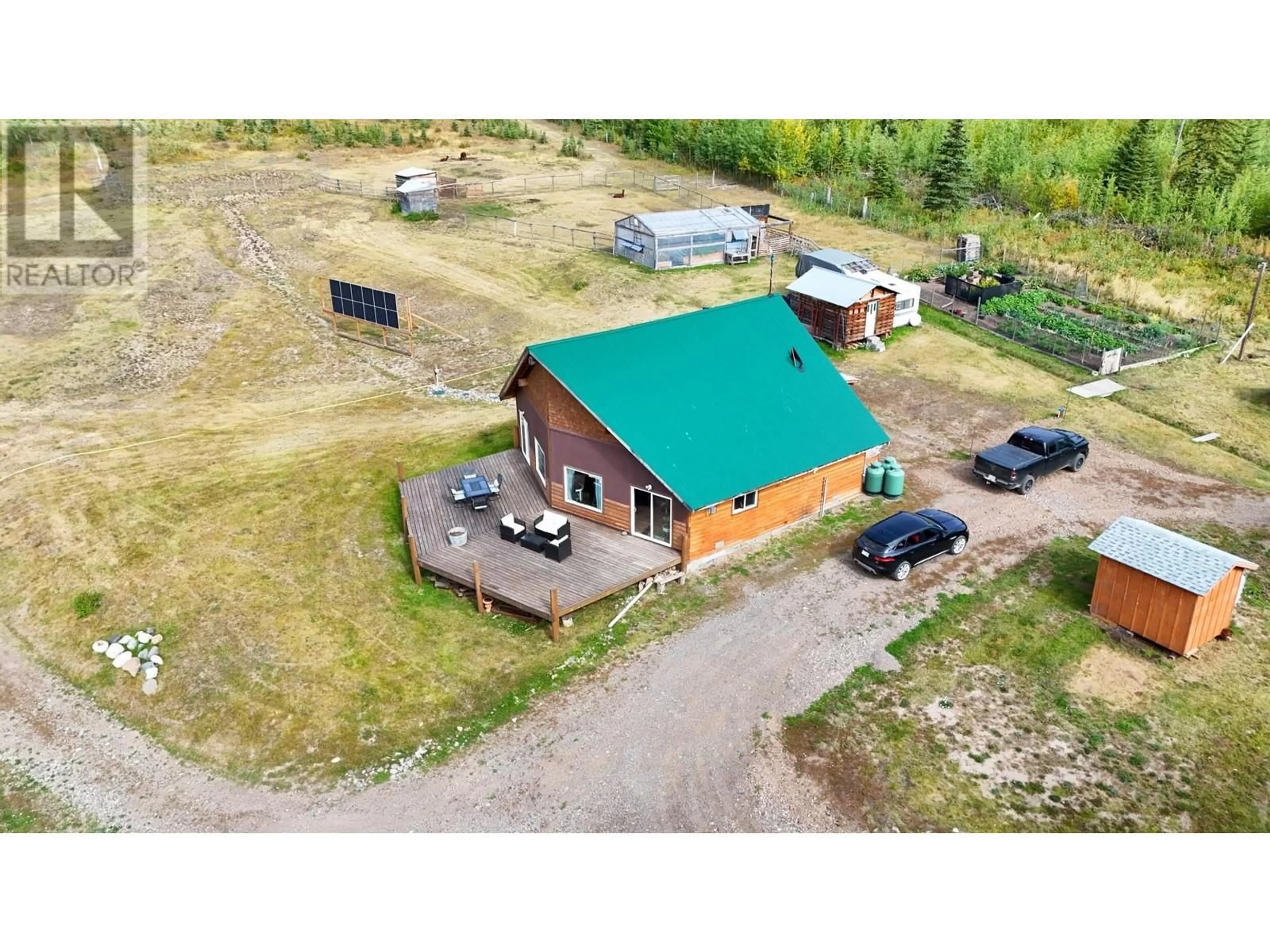 A pic from outside/outdoor area/front of a property/back of a property/a pic from drone, building for 29859 LINTON ROAD, Burns Lake British Columbia V0J2P0