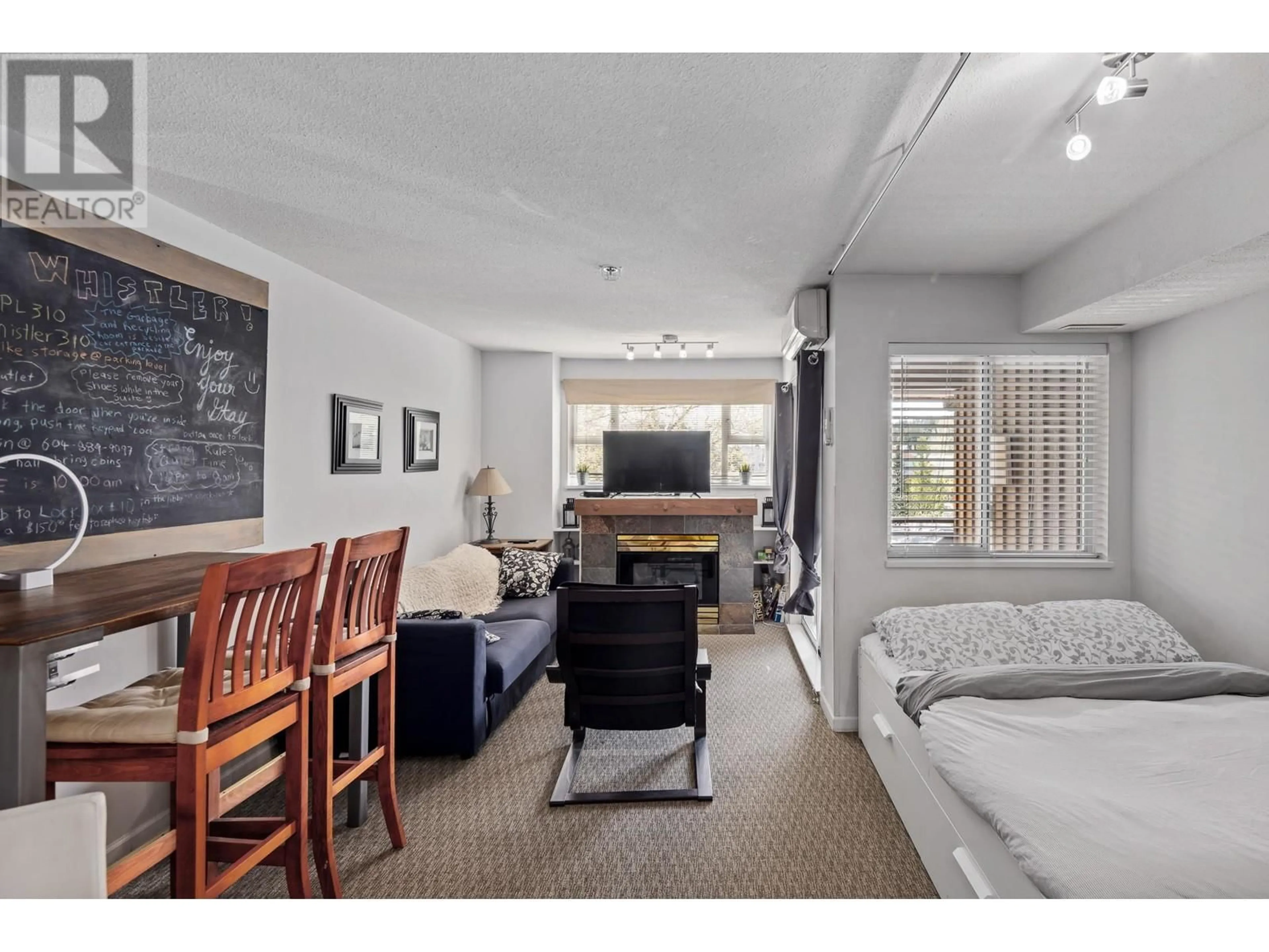 Living room with furniture, unknown for 310 - 4360 LORIMER ROAD, Whistler British Columbia V8E1A0