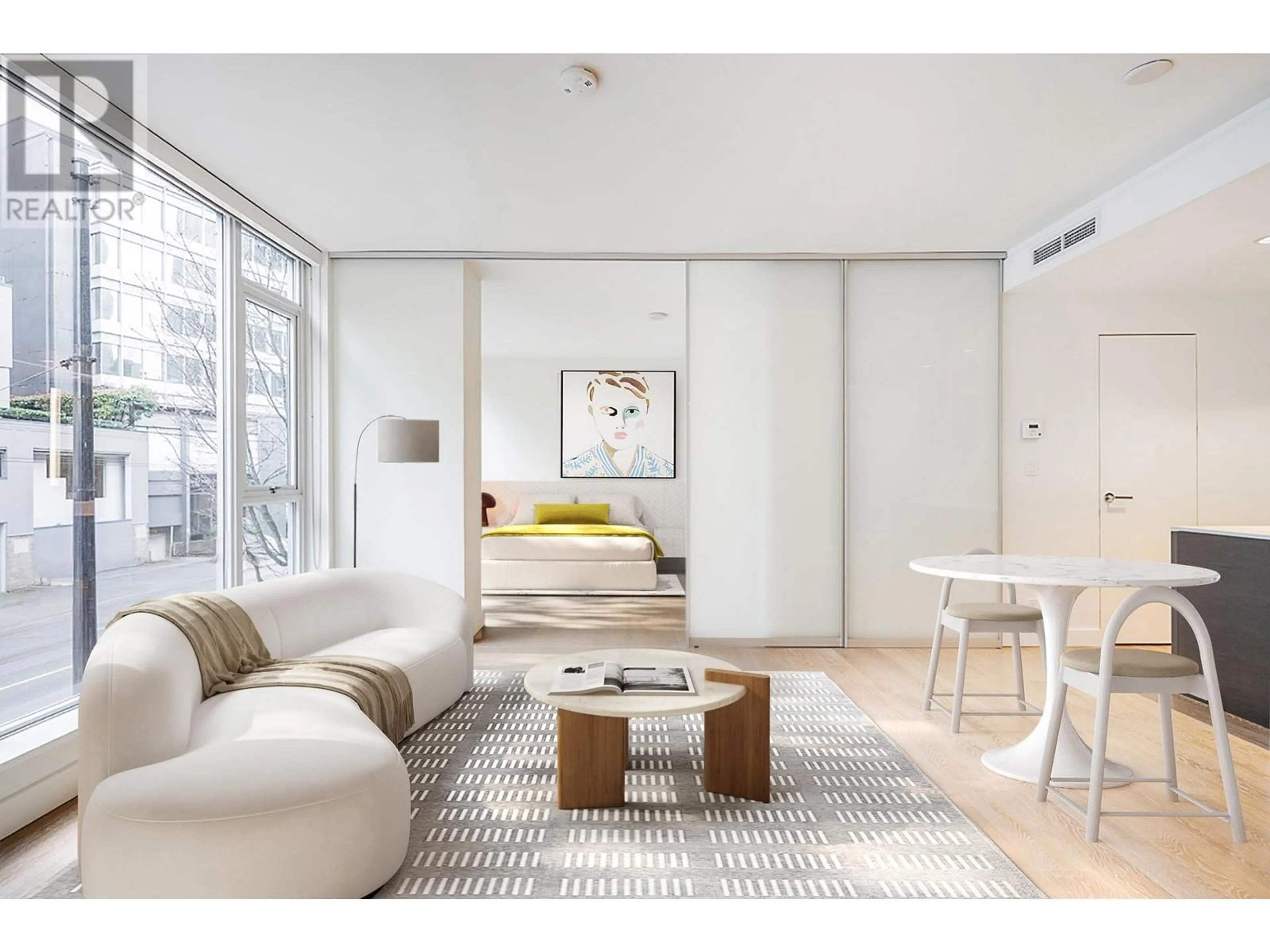 Living room with furniture, unknown for 203 - 1409 WEST PENDER STREET, Vancouver British Columbia V6G2S3