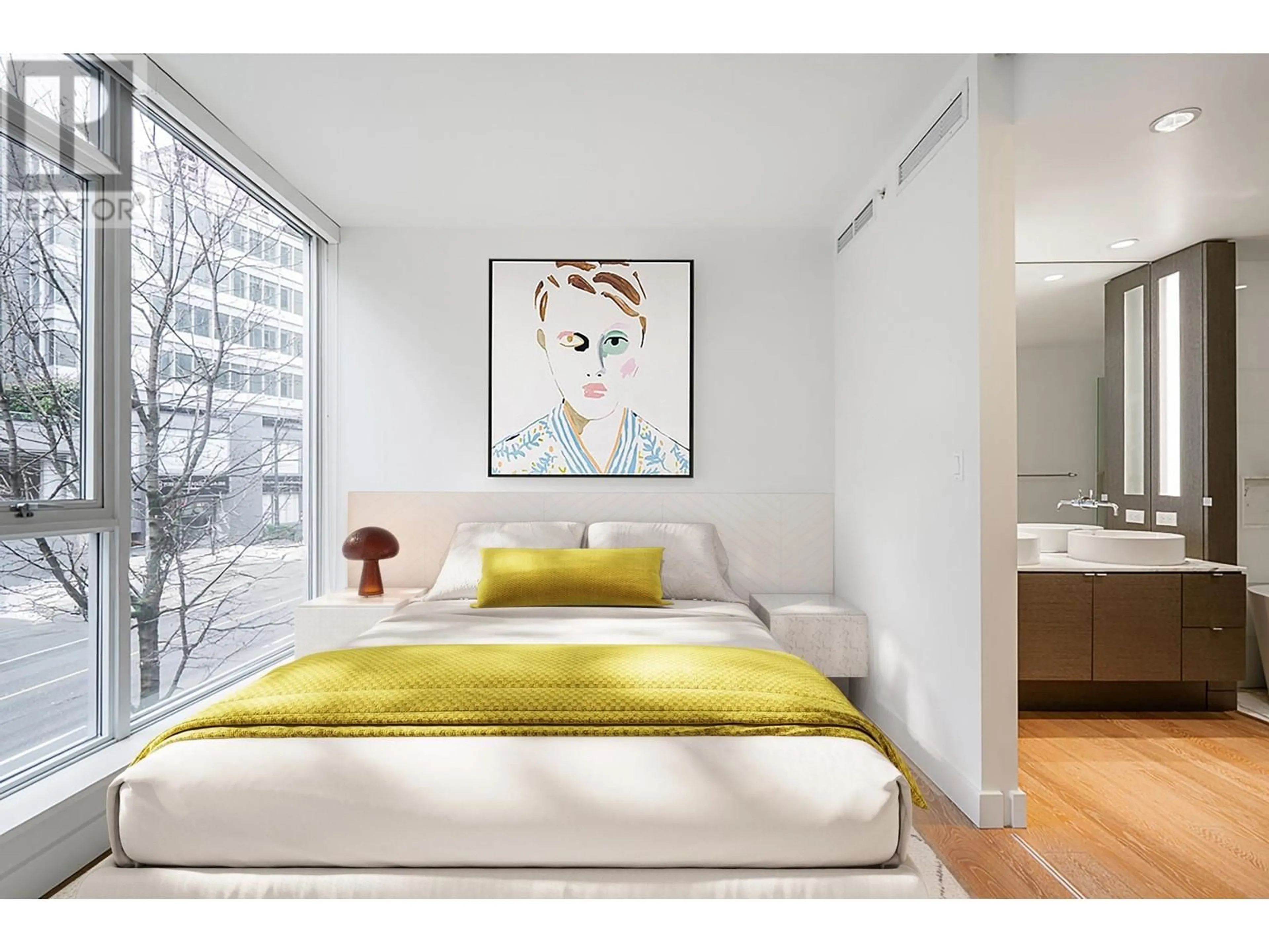 Bedroom with bed, unknown for 203 - 1409 PENDER STREET, Vancouver British Columbia V6G2S3