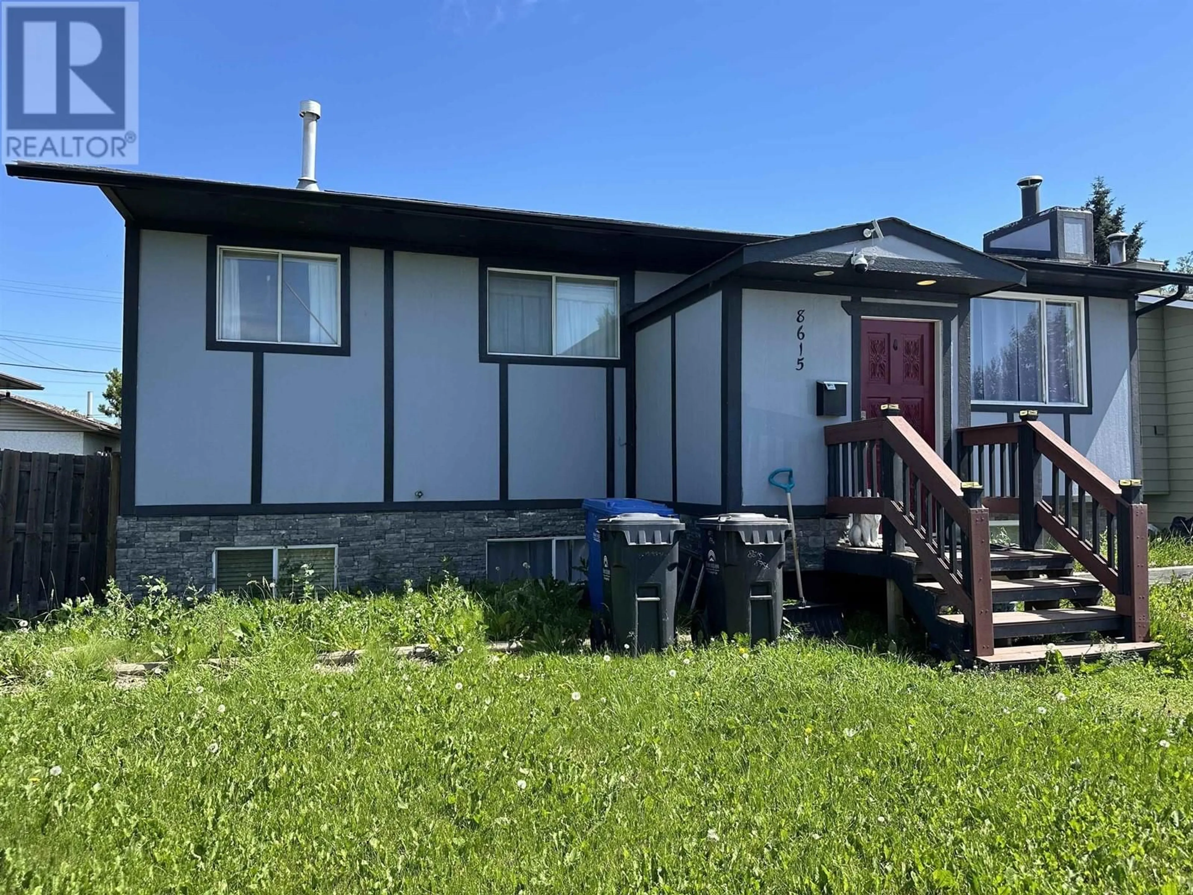 A pic from outside/outdoor area/front of a property/back of a property/a pic from drone, unknown for 8615 87 STREET, Fort St. John British Columbia V1J5T9