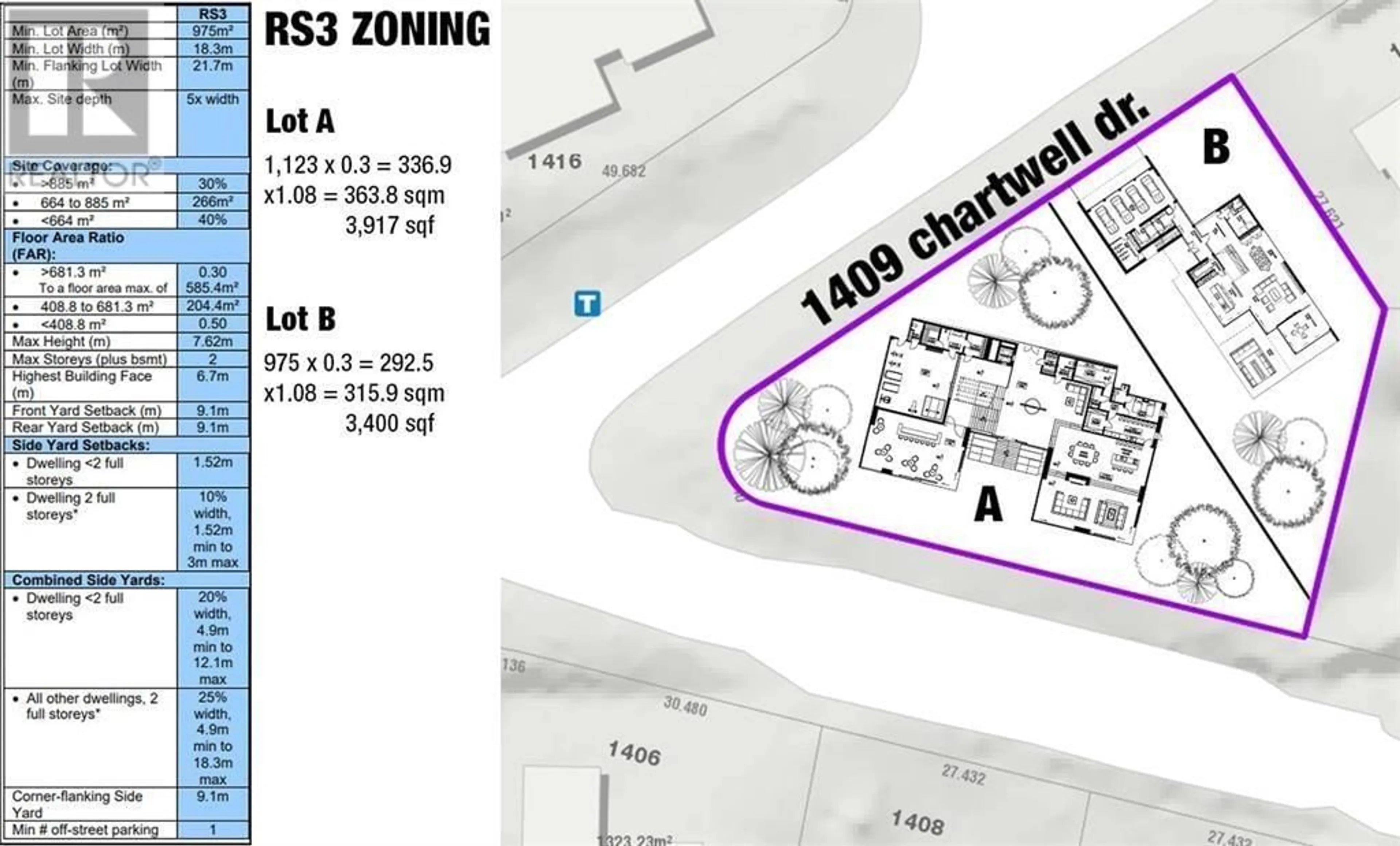 Floor plan for 1409 CHARTWELL DRIVE, West Vancouver British Columbia V7S2R7