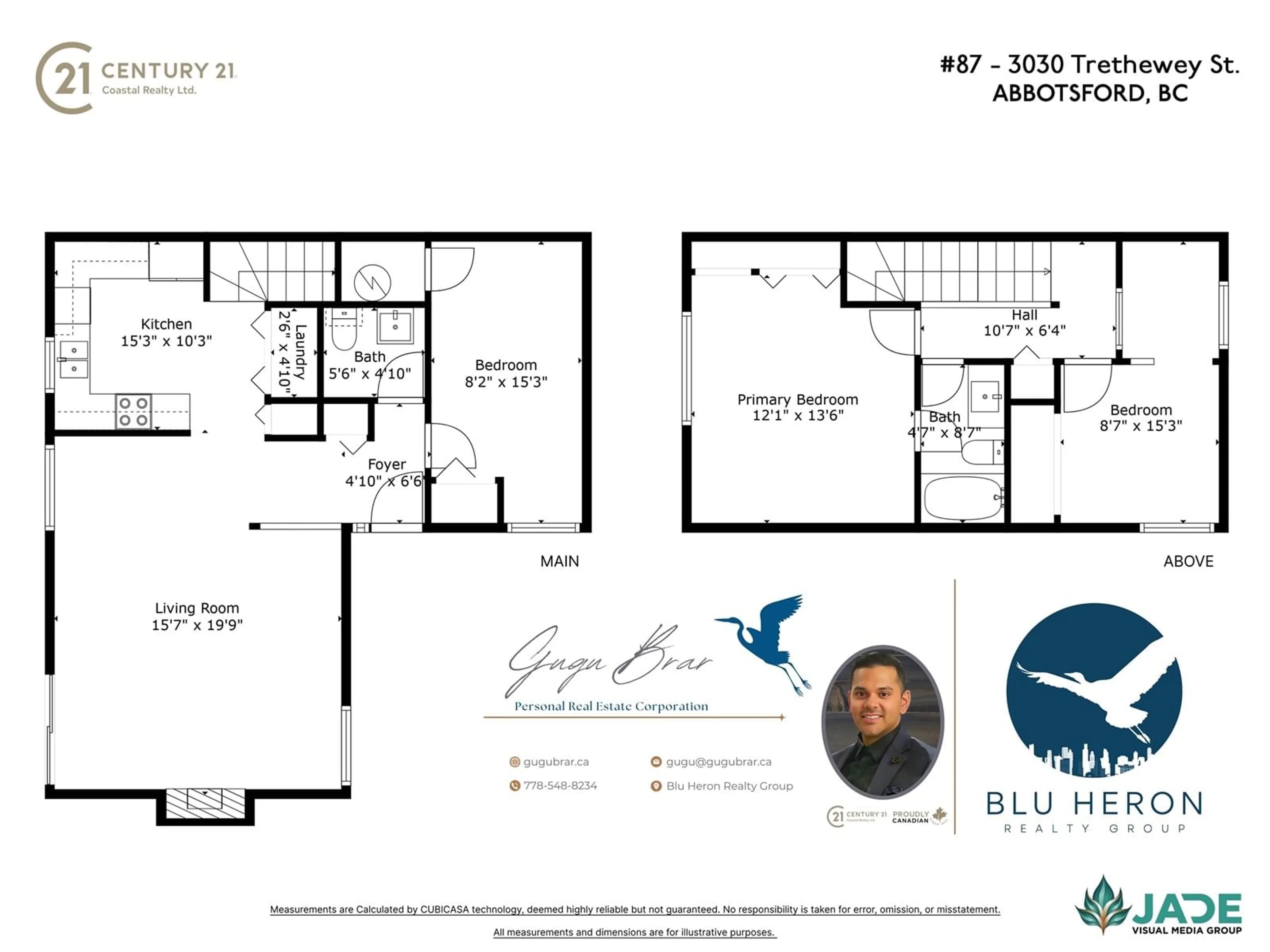 Floor plan for 87 - 3030 TRETHEWEY, Abbotsford British Columbia V2T4N2