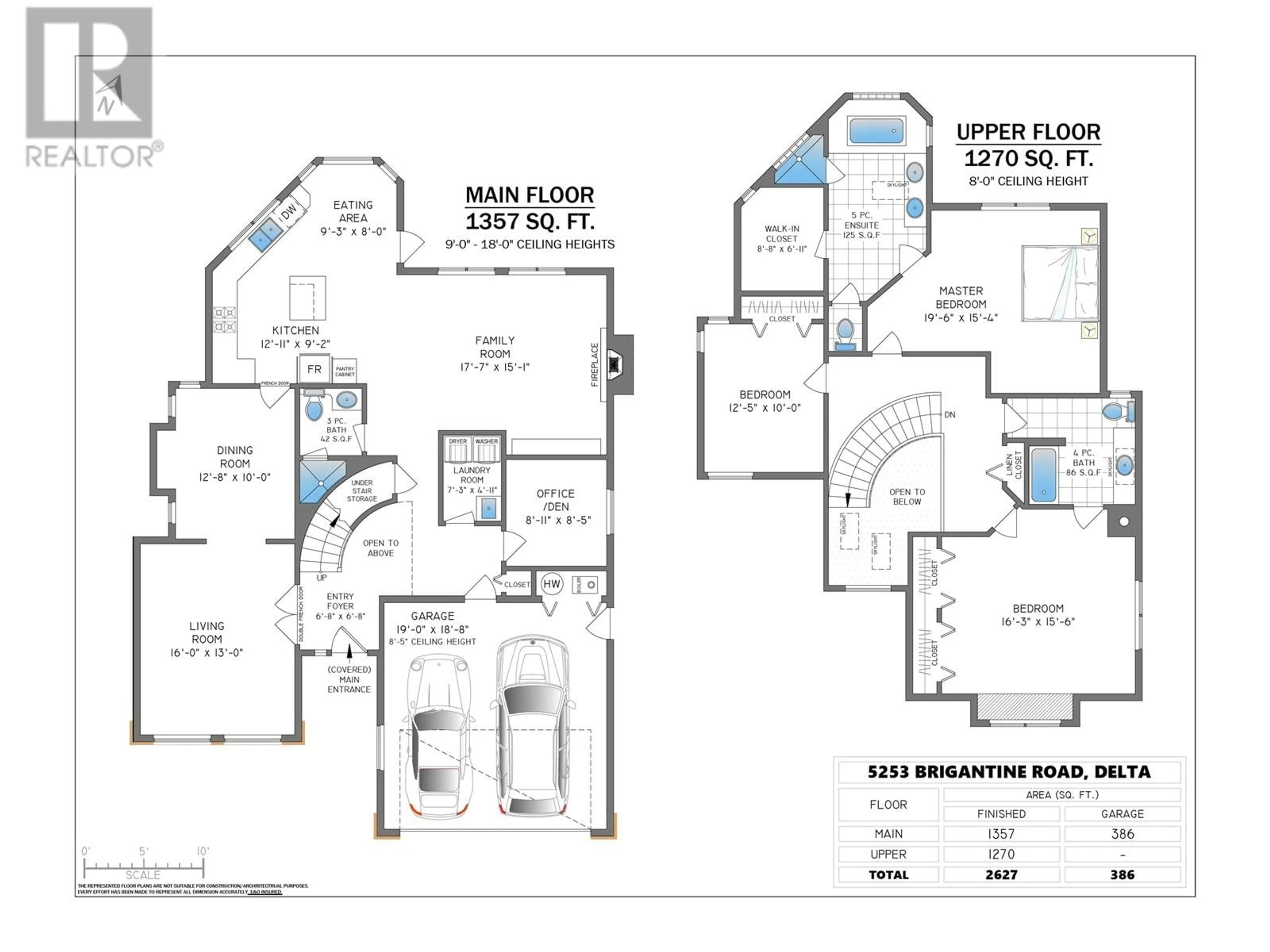 Floor plan for 5253 BRIGANTINE ROAD, Delta British Columbia V4K4Z4