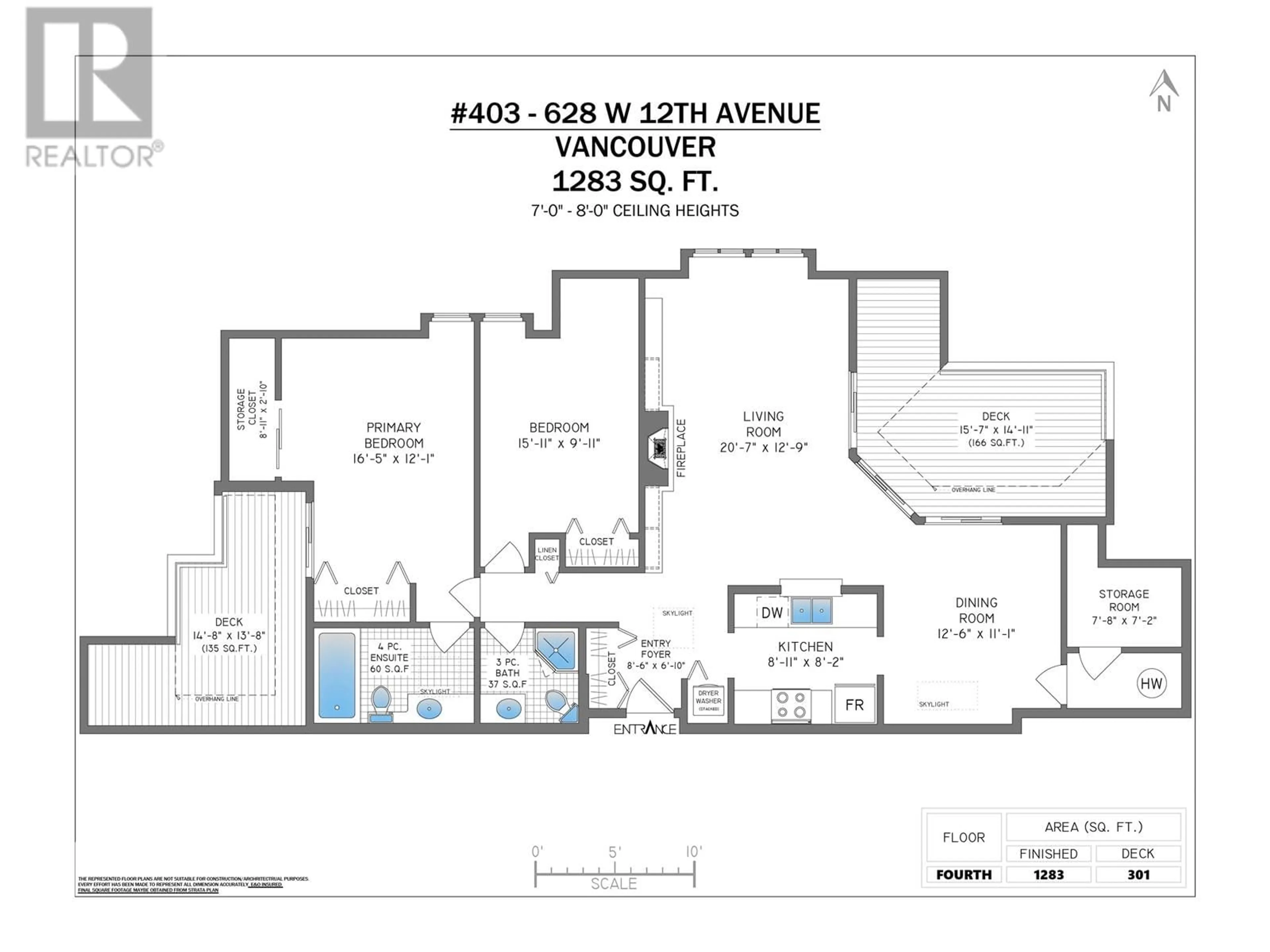 Floor plan for E403 - 628 12TH AVENUE, Vancouver British Columbia V5Z1M8
