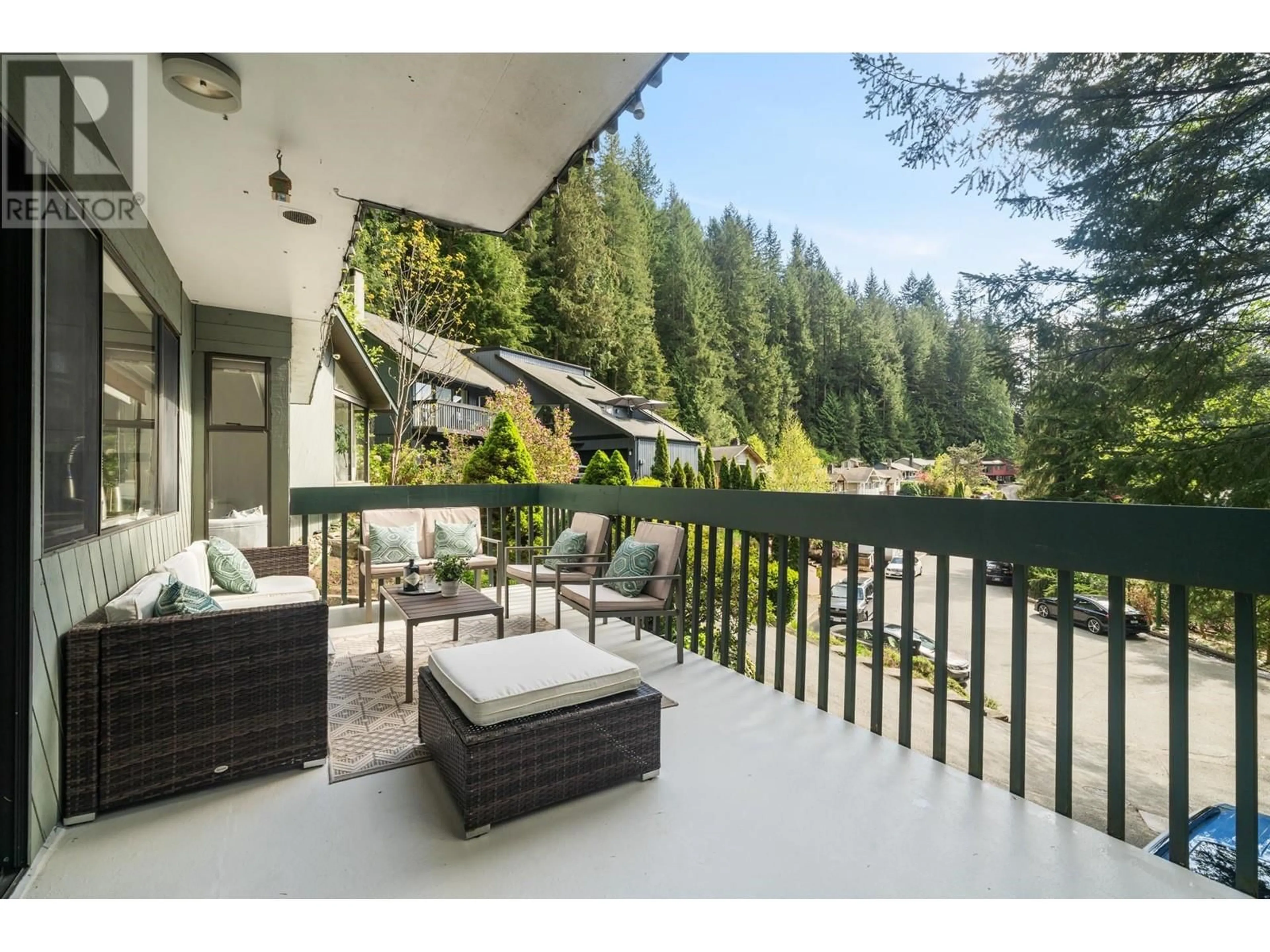Patio, forest/trees view for 2086 RIVERGROVE PLACE, North Vancouver British Columbia V7H2L4