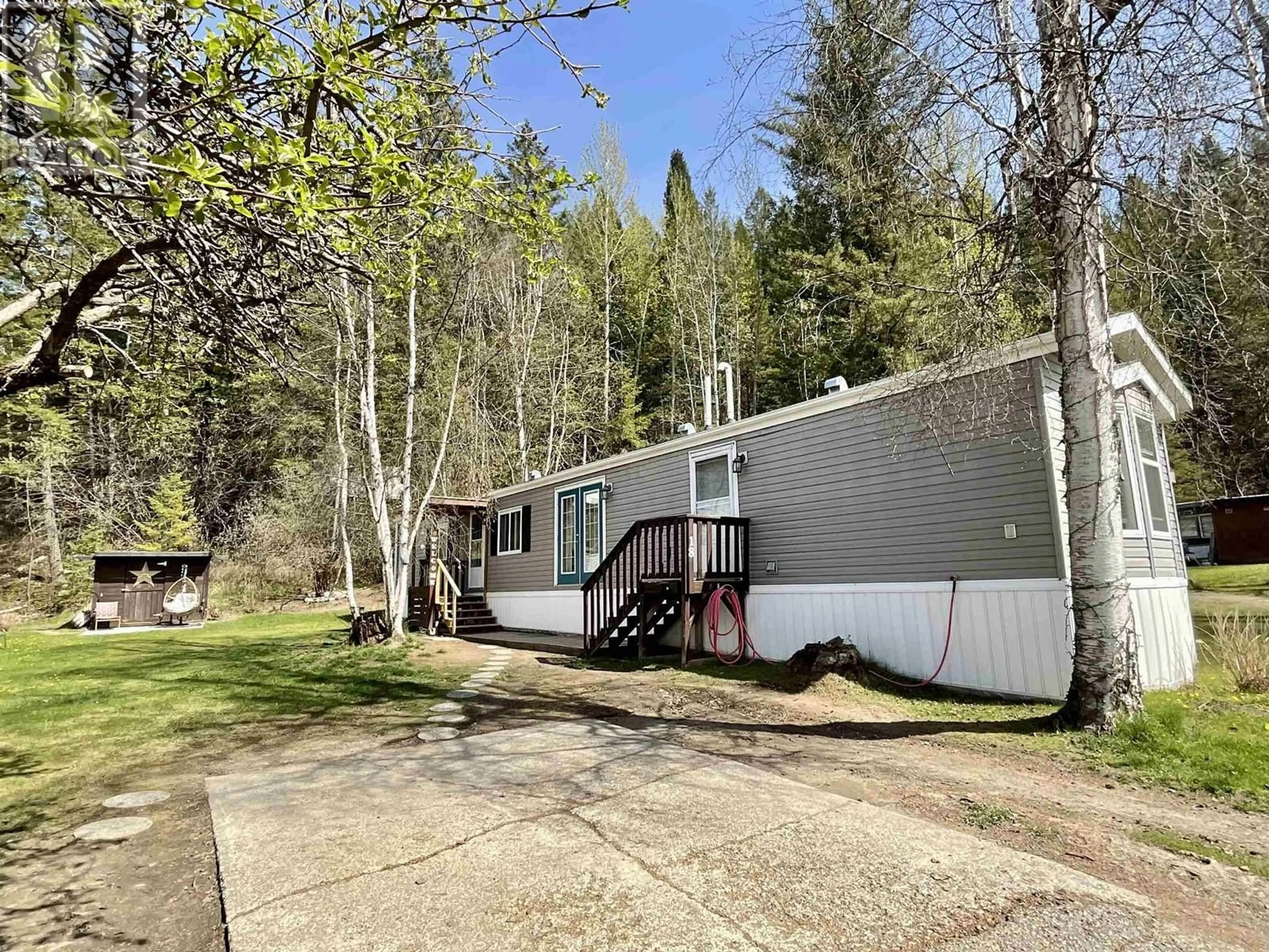 A pic from outside/outdoor area/front of a property/back of a property/a pic from drone, unknown for 18 - 3642 HILBORN ROAD, Quesnel British Columbia V2J3P7