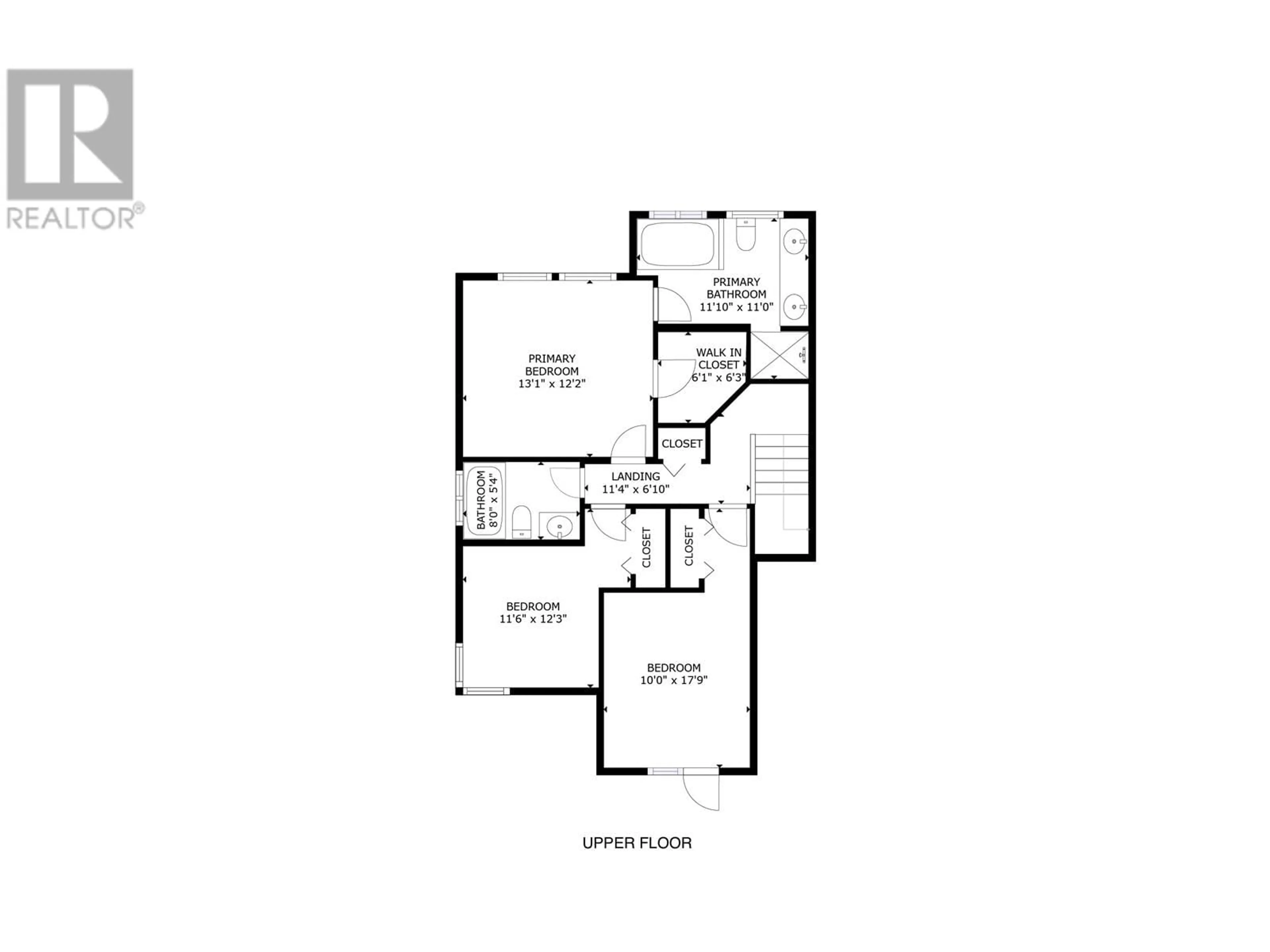 Floor plan for 11035 86A STREET, Fort St. John British Columbia V1J0A6