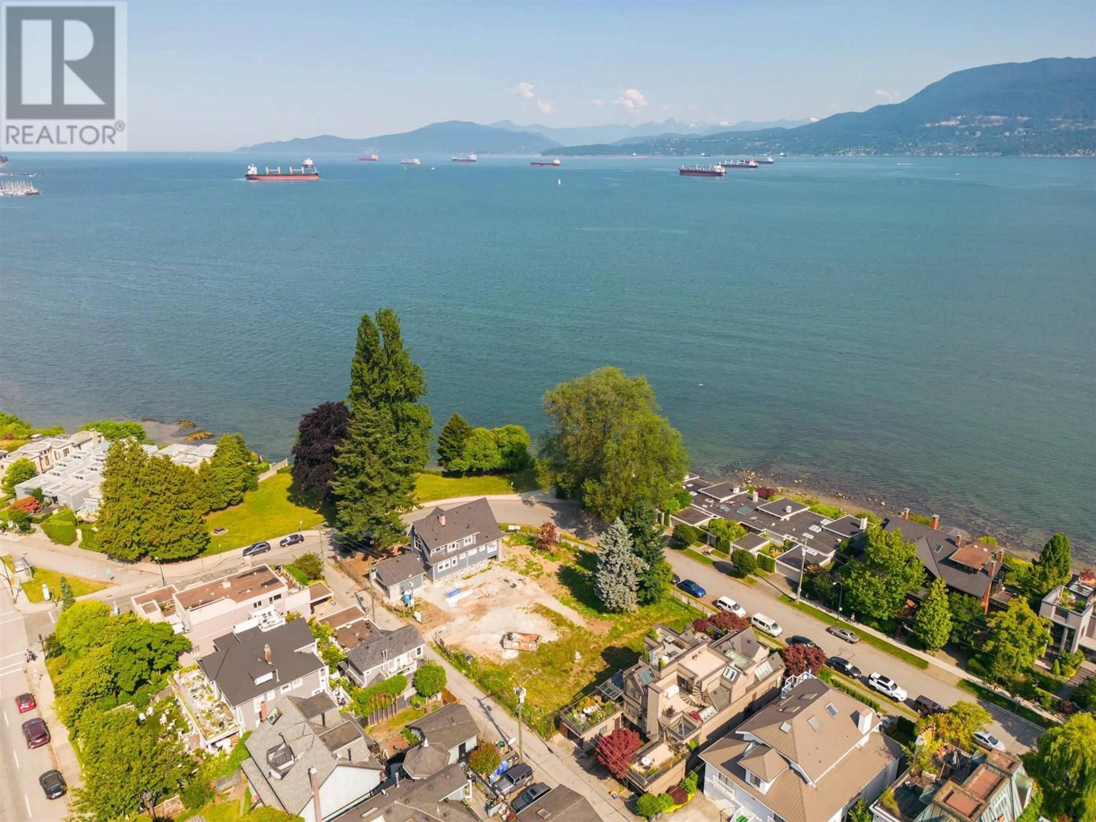 A pic from outside/outdoor area/front of a property/back of a property/a pic from drone, water/lake/river/ocean view for 2576 POINT GREY ROAD, Vancouver British Columbia V6K1A3