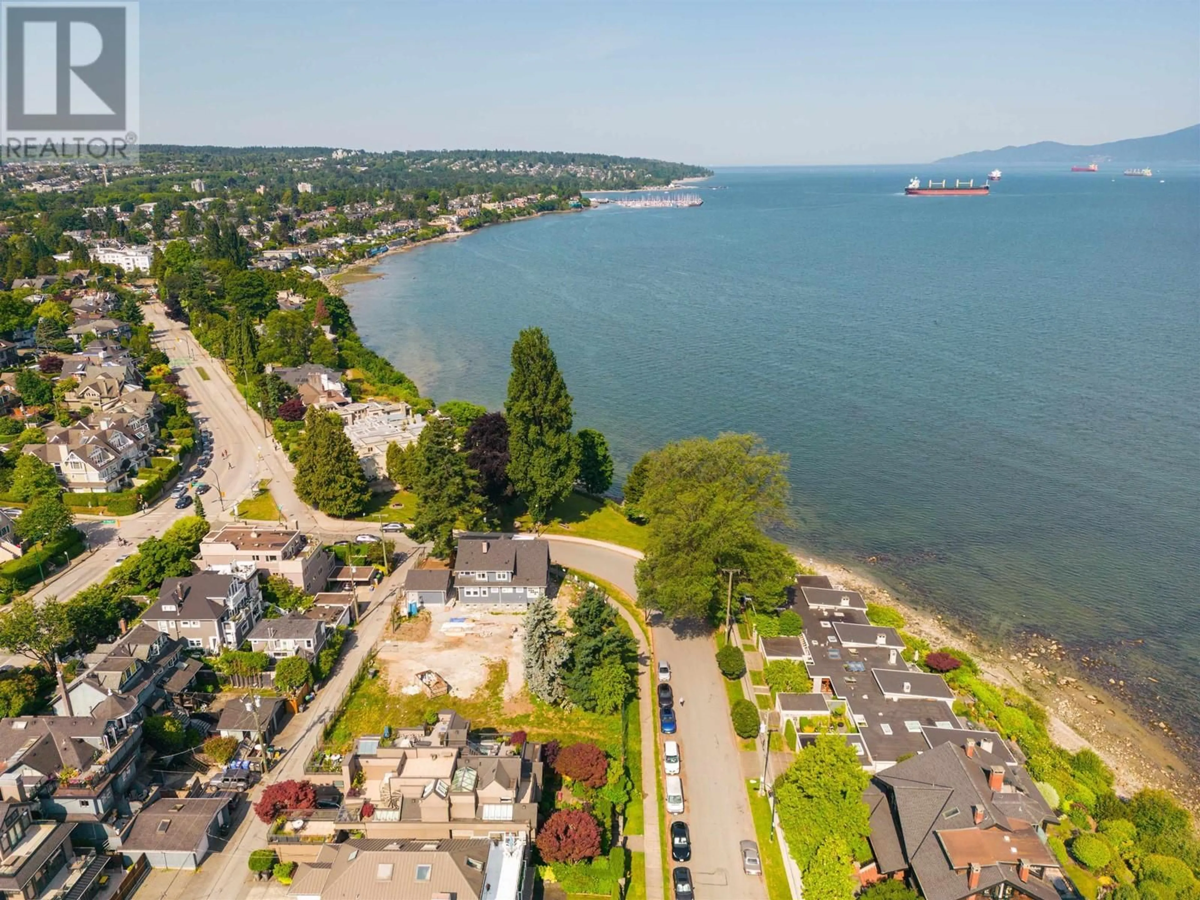 A pic from outside/outdoor area/front of a property/back of a property/a pic from drone, water/lake/river/ocean view for 2576 POINT GREY ROAD, Vancouver British Columbia V6K1A3