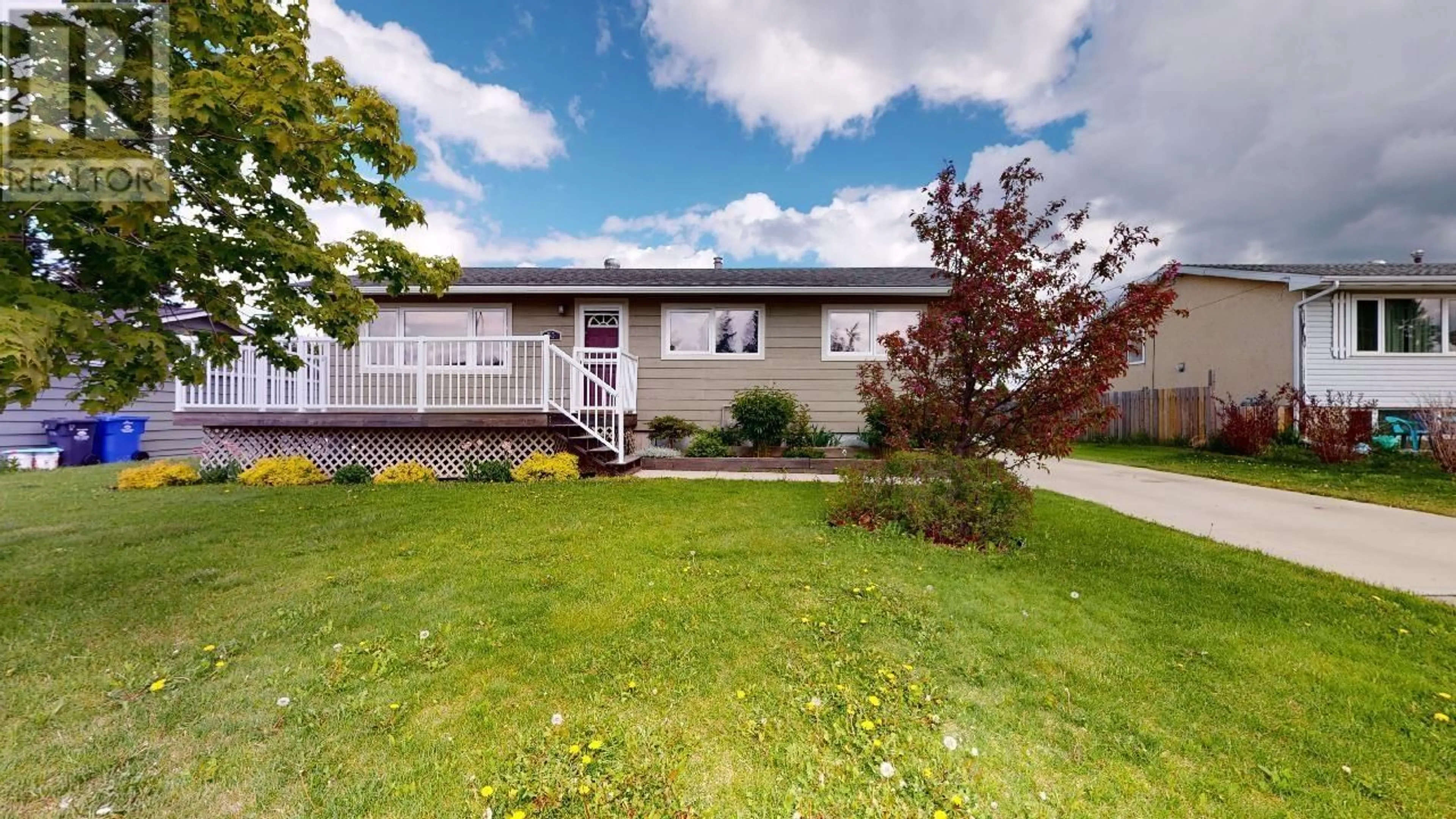 Home with vinyl exterior material, street for 55 PRINCESS CRESCENT, Fort St. John British Columbia V1J2R4