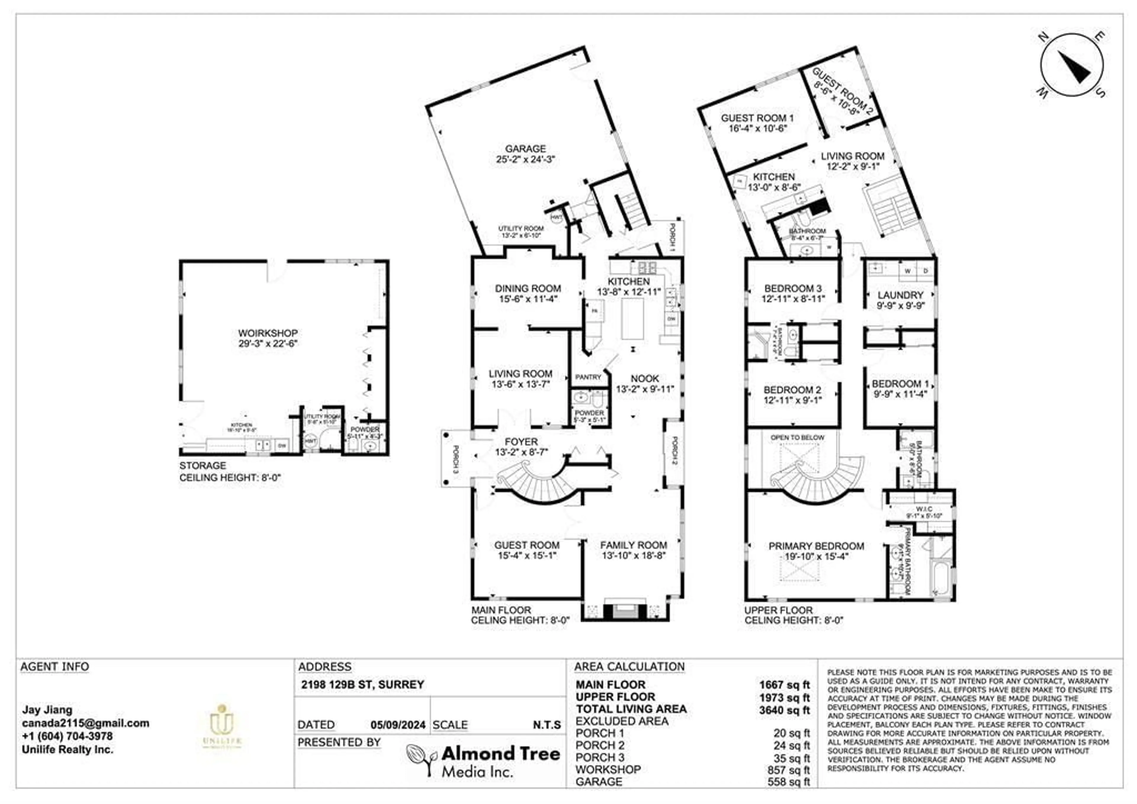 Floor plan for 2198 129B, Surrey British Columbia V4A7N6