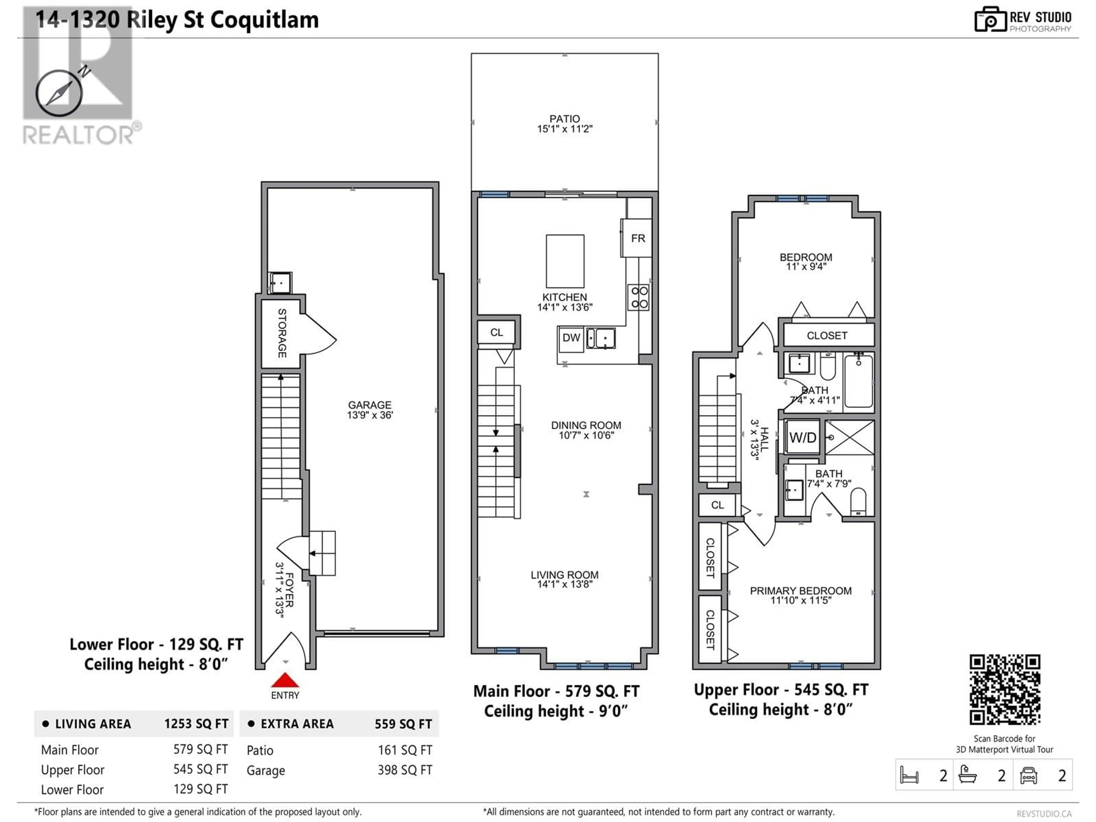 Floor plan for 14 - 1320 RILEY STREET, Coquitlam British Columbia V3E0J4