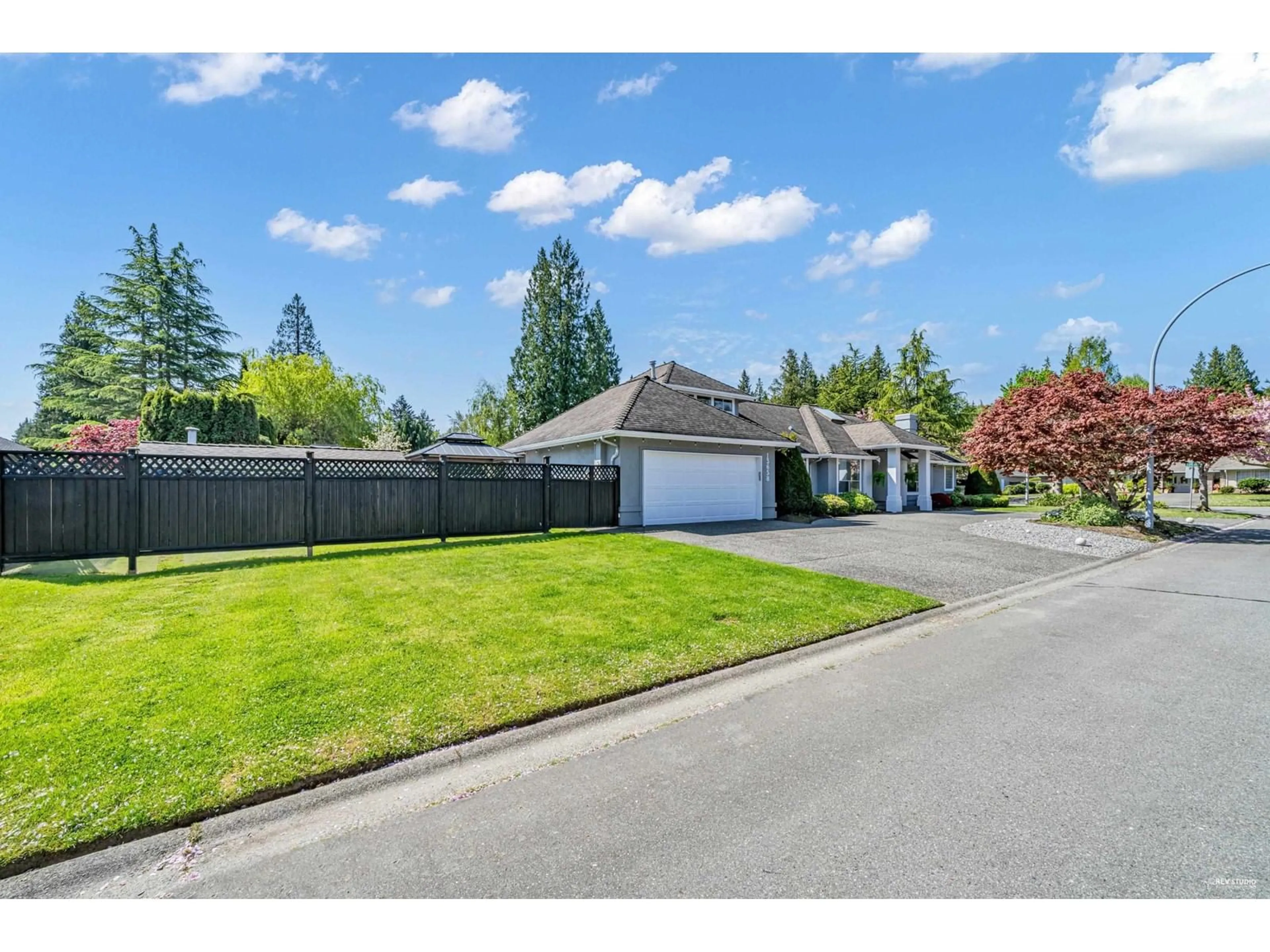 A pic from outside/outdoor area/front of a property/back of a property/a pic from drone, street for 13658 19, Surrey British Columbia V4A9E9