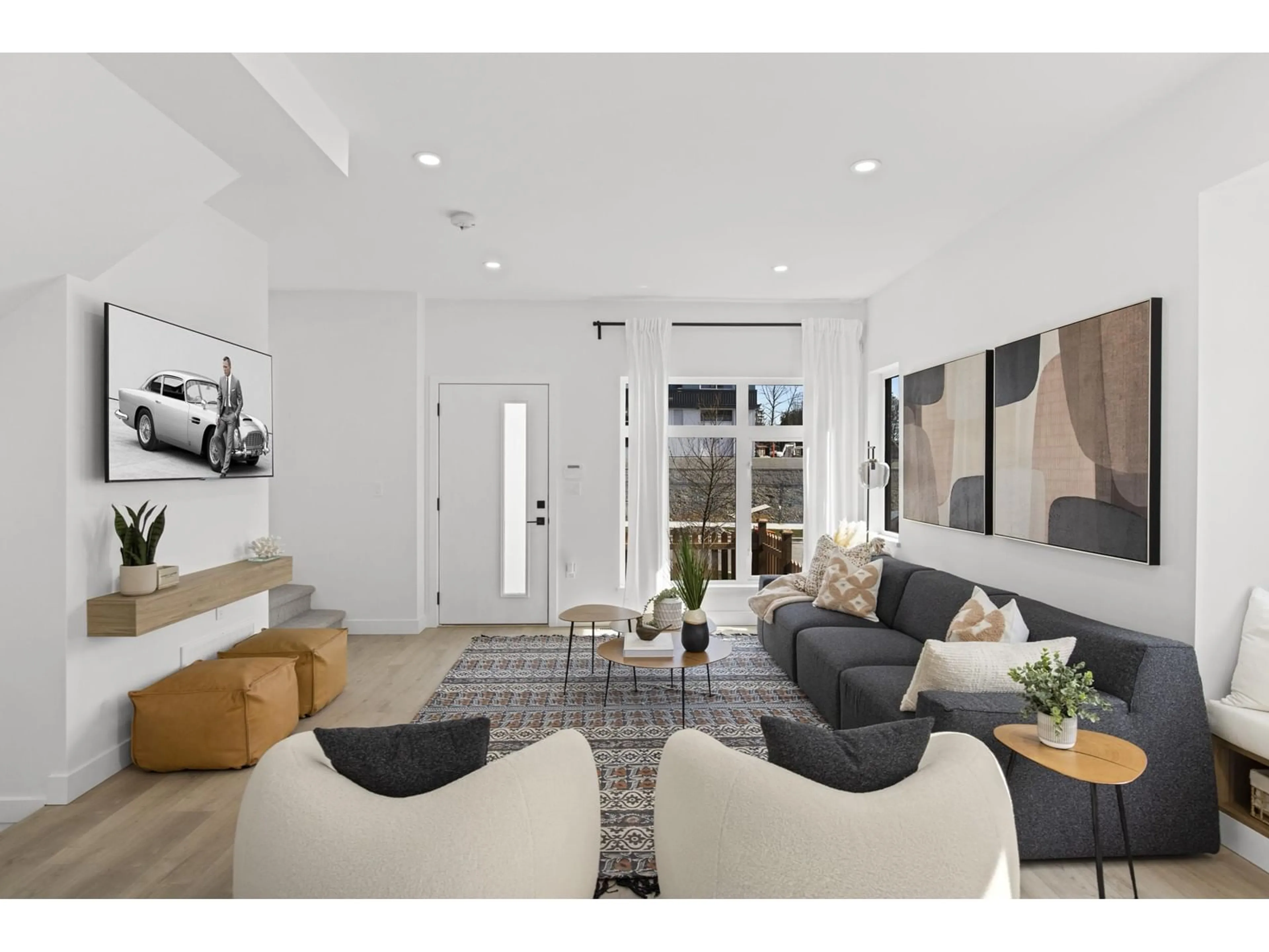 Living room with furniture, unknown for 20 - 1959 165A, Surrey British Columbia V3Z9N3