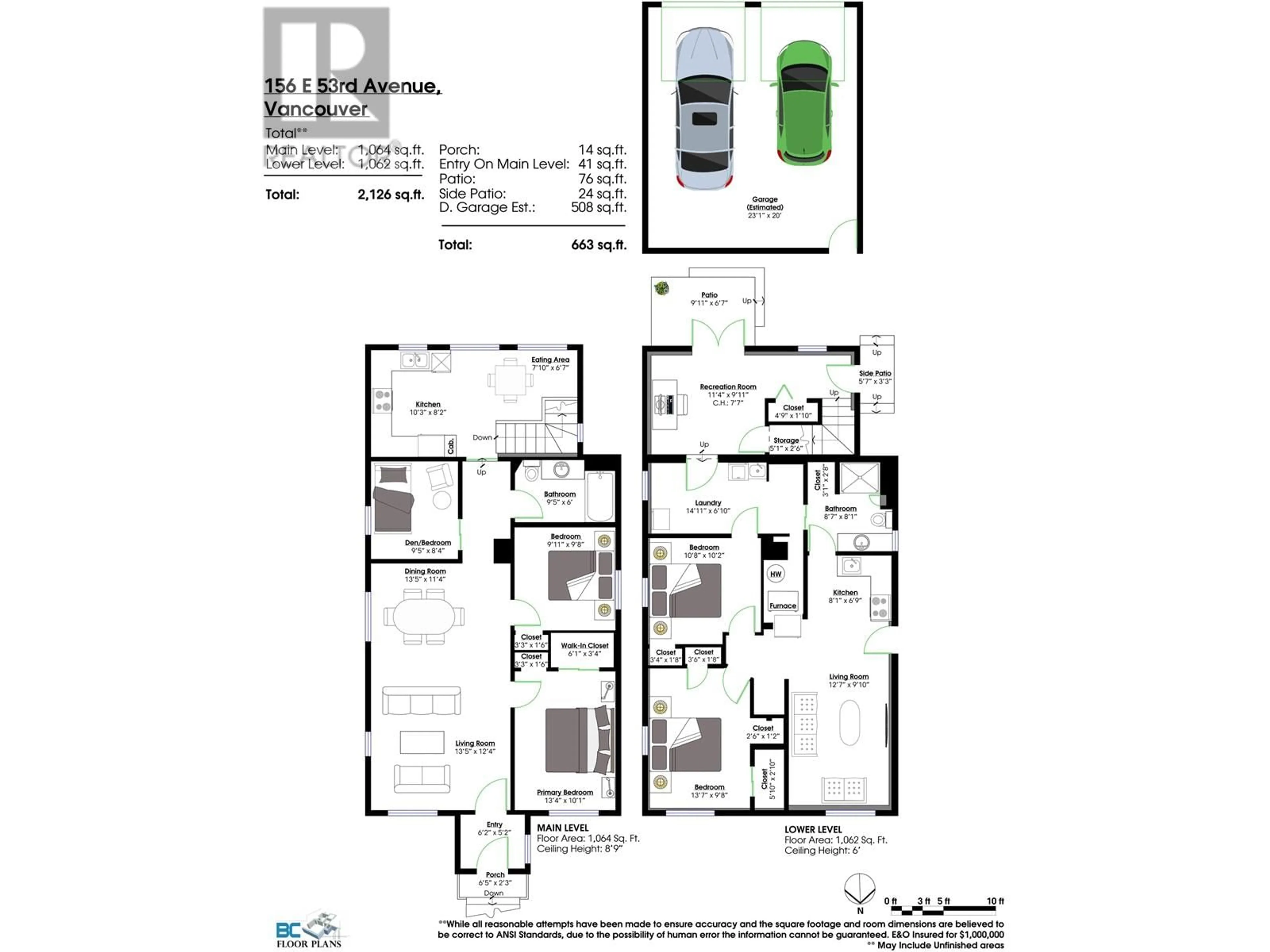 Floor plan for 156 53RD AVENUE, Vancouver British Columbia V5X1H8