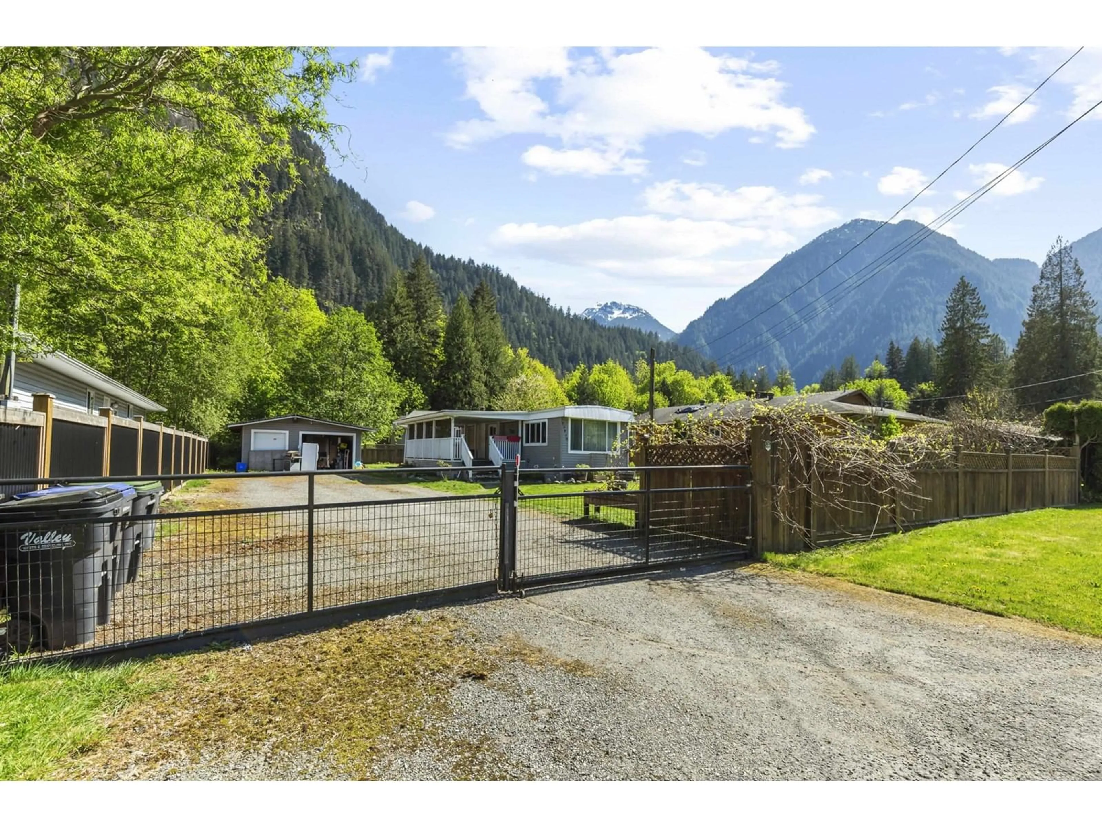 A pic from outside/outdoor area/front of a property/back of a property/a pic from drone, mountain view for 1 - 63870 OLD YALE ROAD, Hope British Columbia V0X1L2