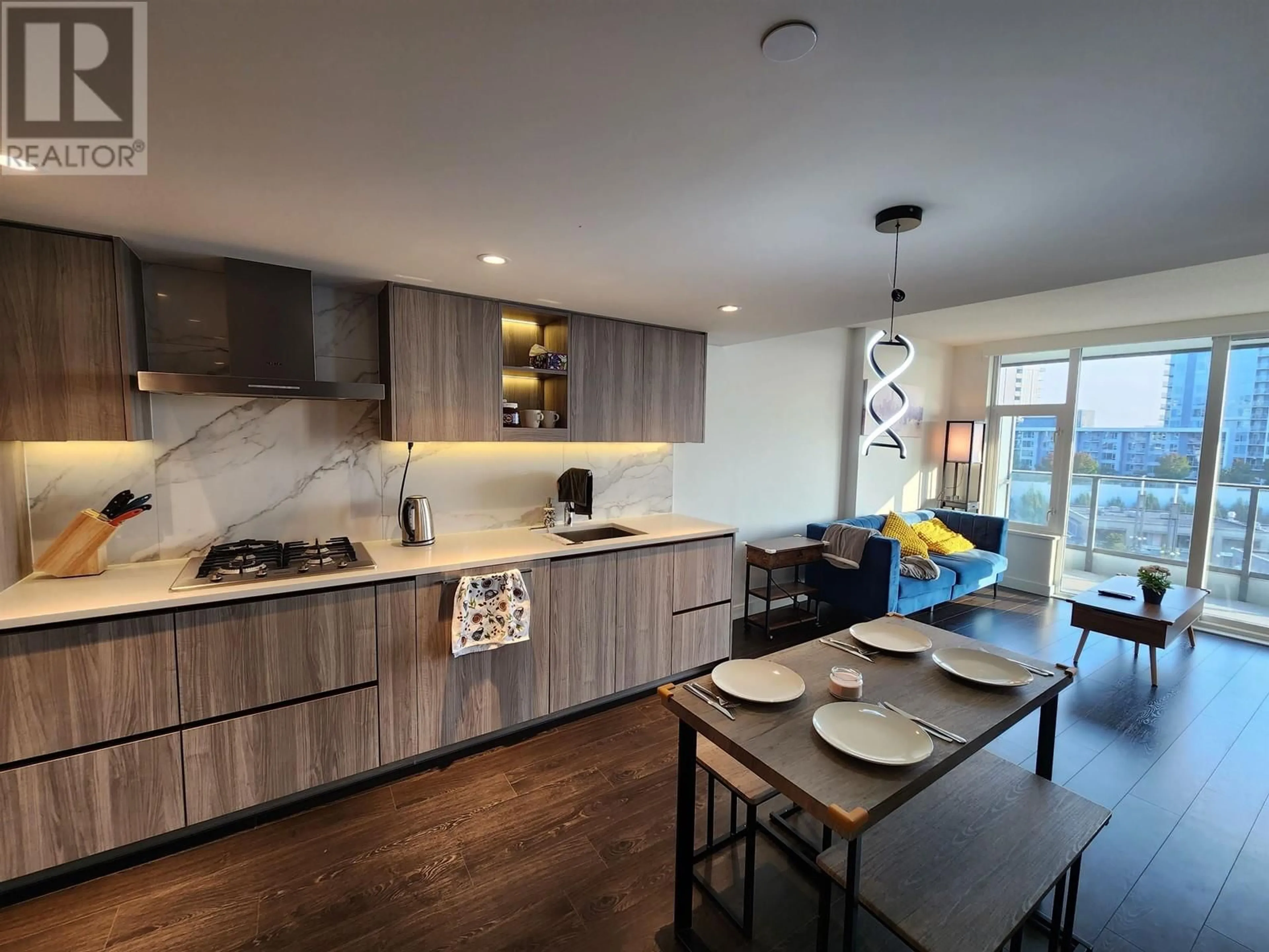 Open concept kitchen, unknown for 705 - 8555 CAPSTAN WAY, Richmond British Columbia V6X0W1
