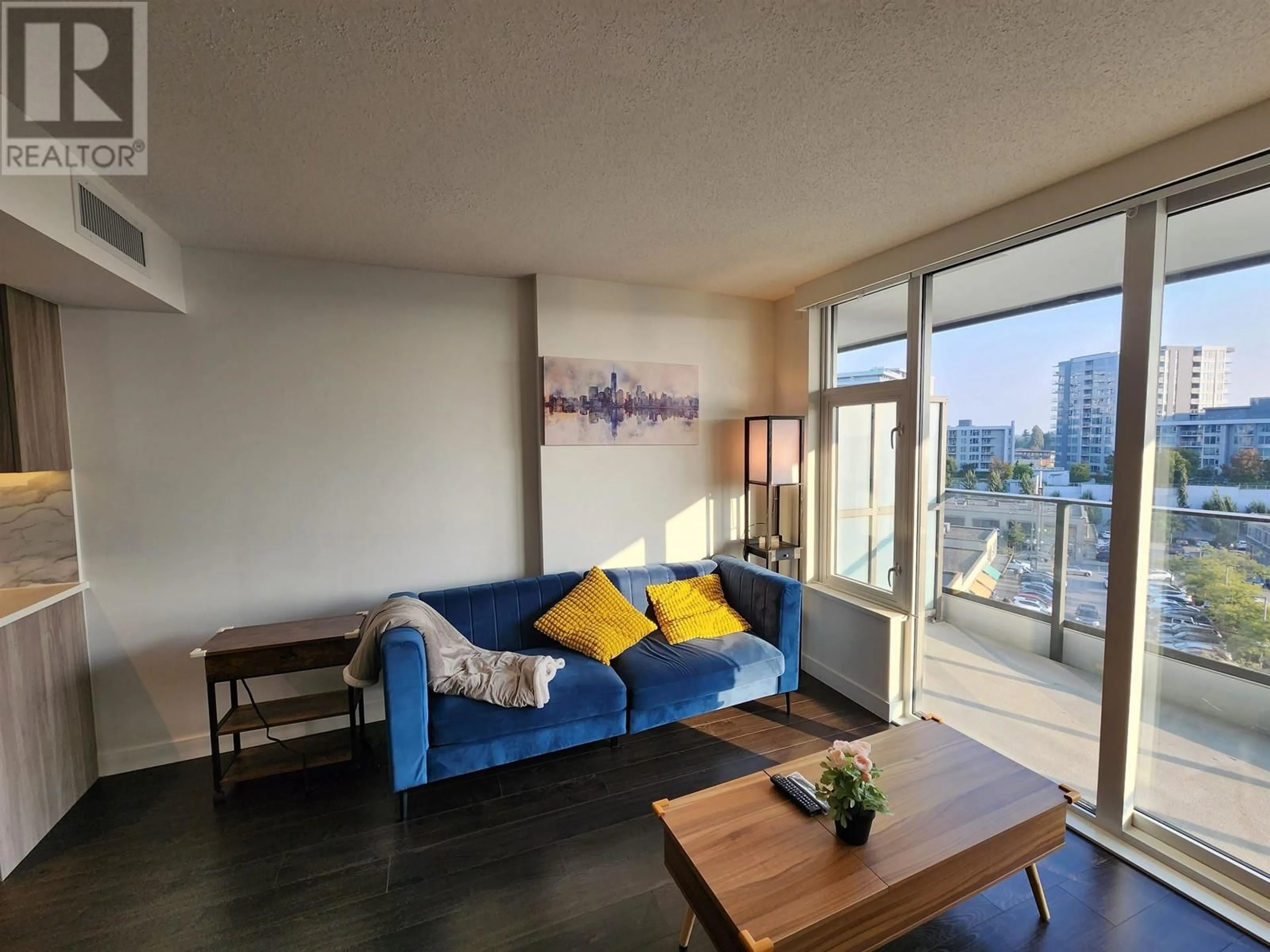 Living room with furniture, unknown for 705 - 8555 CAPSTAN WAY, Richmond British Columbia V6X0W1