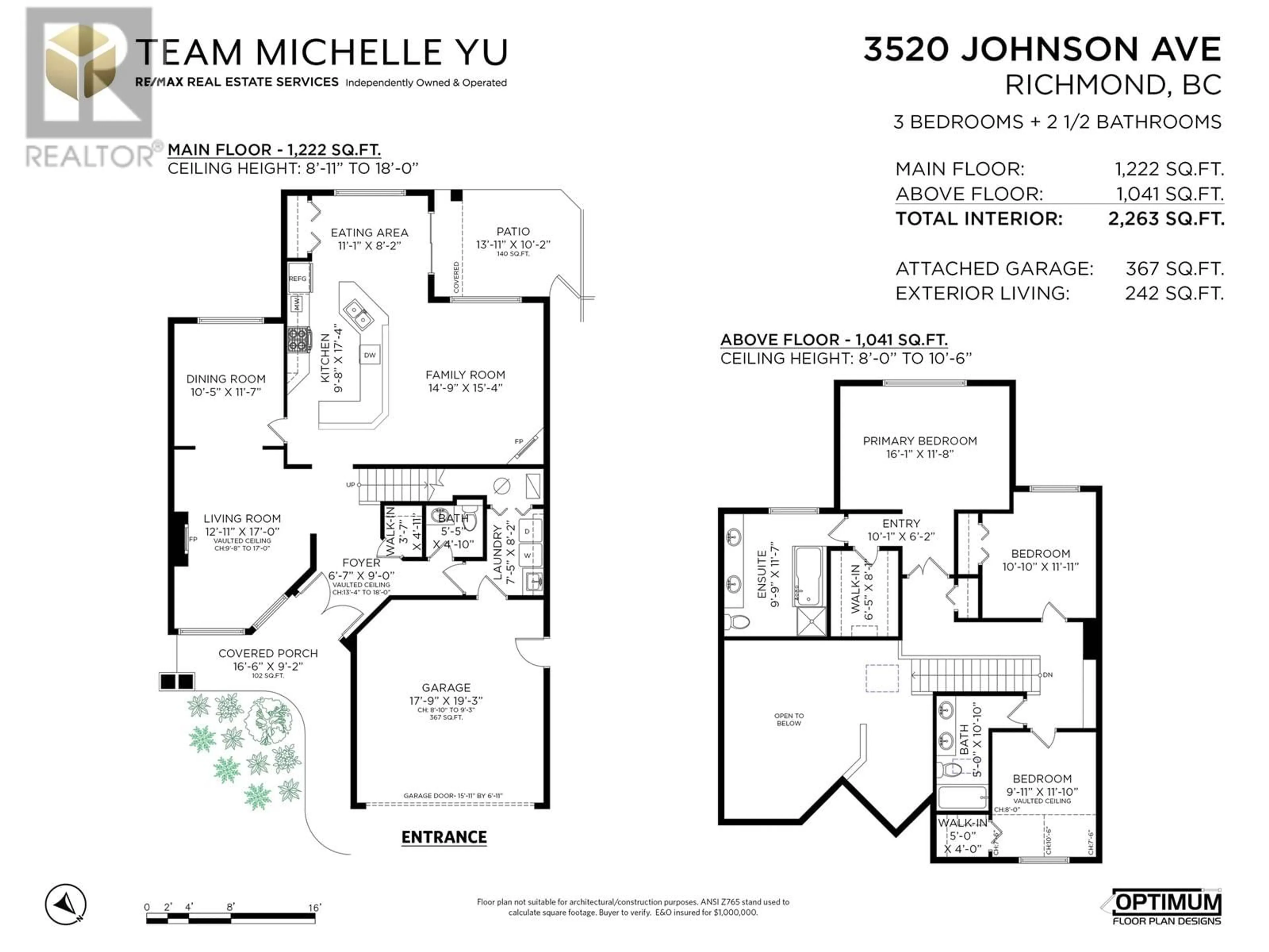 Floor plan for 3520 JOHNSON AVENUE, Richmond British Columbia V7C5R2