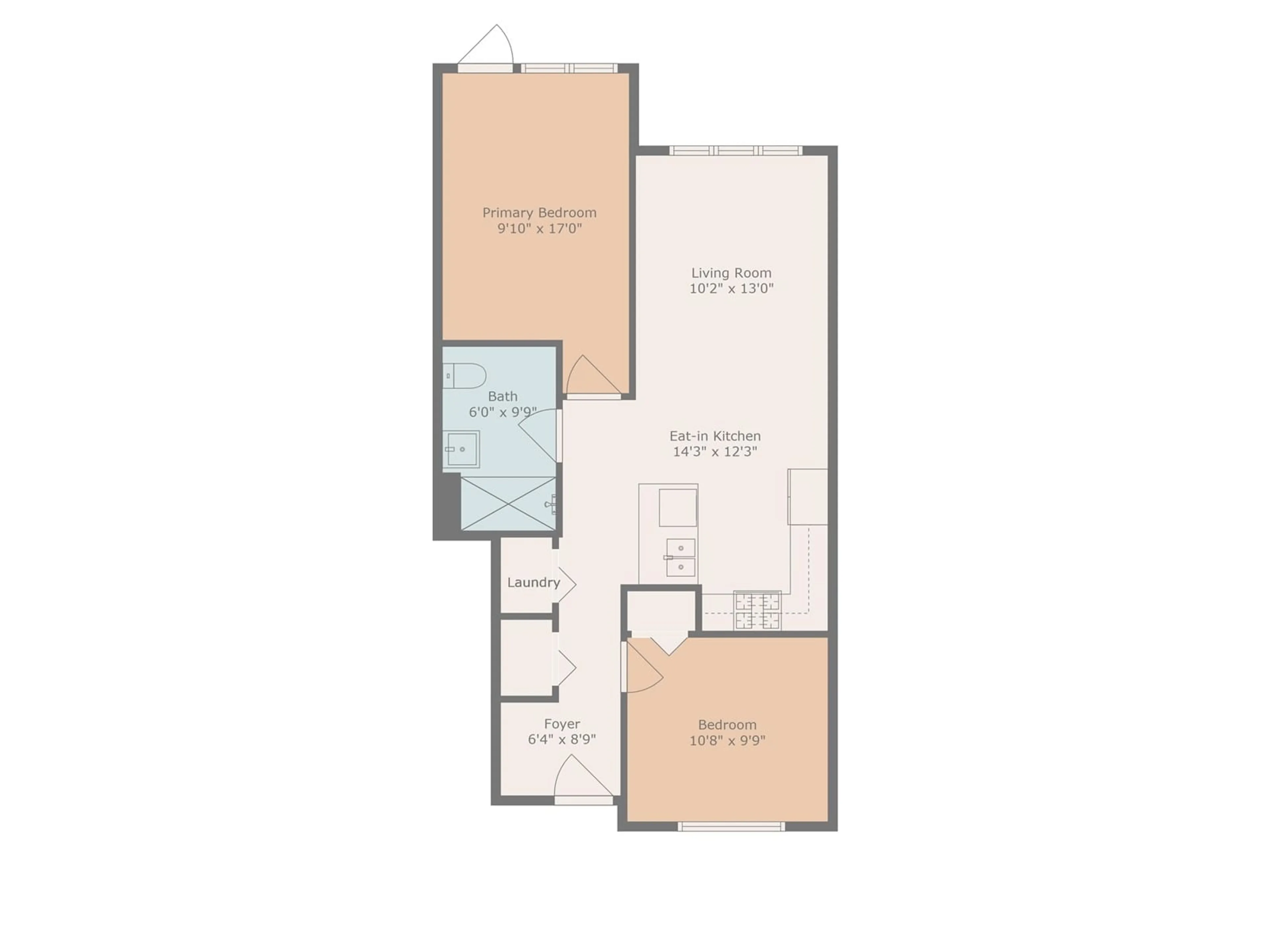 Floor plan for 30 - 18855 72, Surrey British Columbia V4N6X2