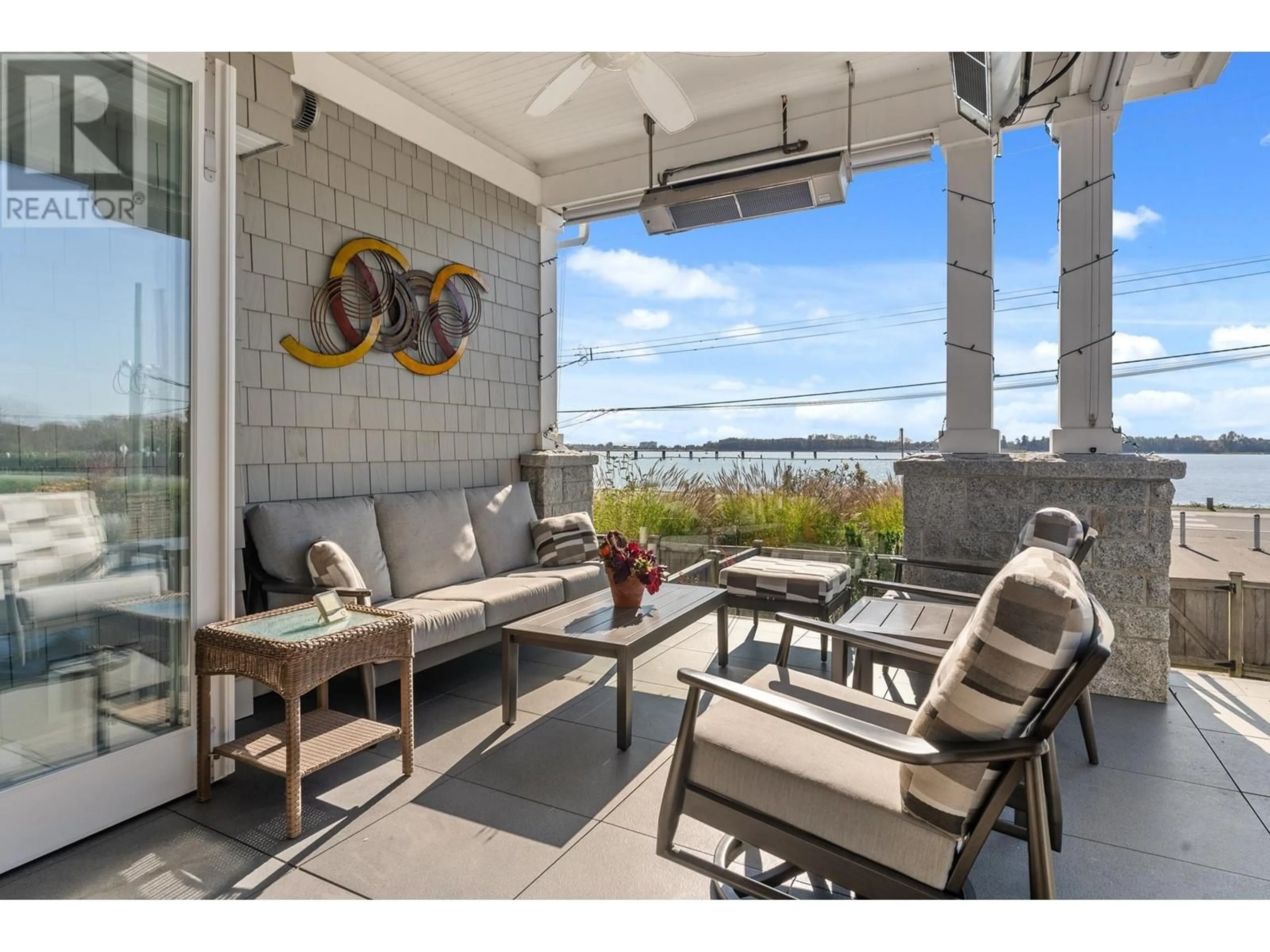 Patio, water/lake/river/ocean view for 6461 DYKE ROAD, Richmond British Columbia V7E3R3