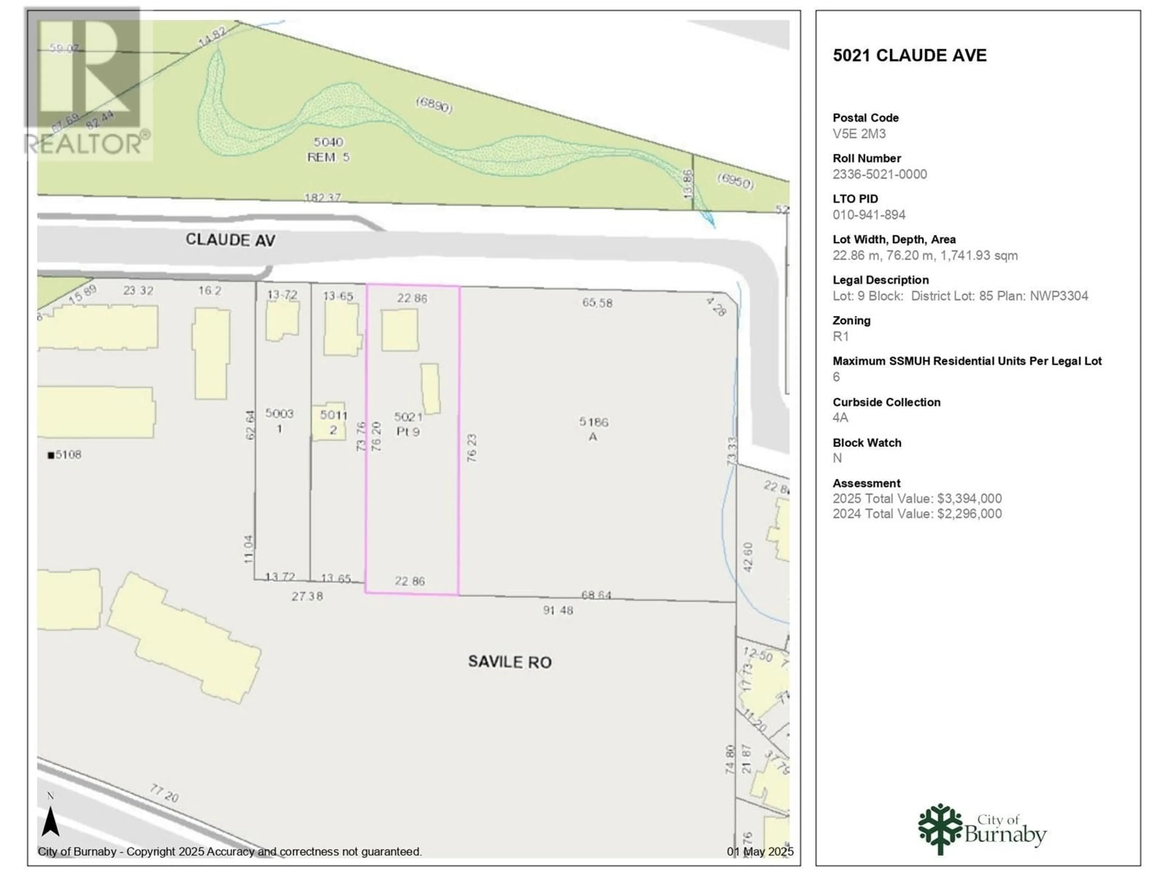 Floor plan for 5021 CLAUDE AVENUE, Burnaby British Columbia V5E2M3