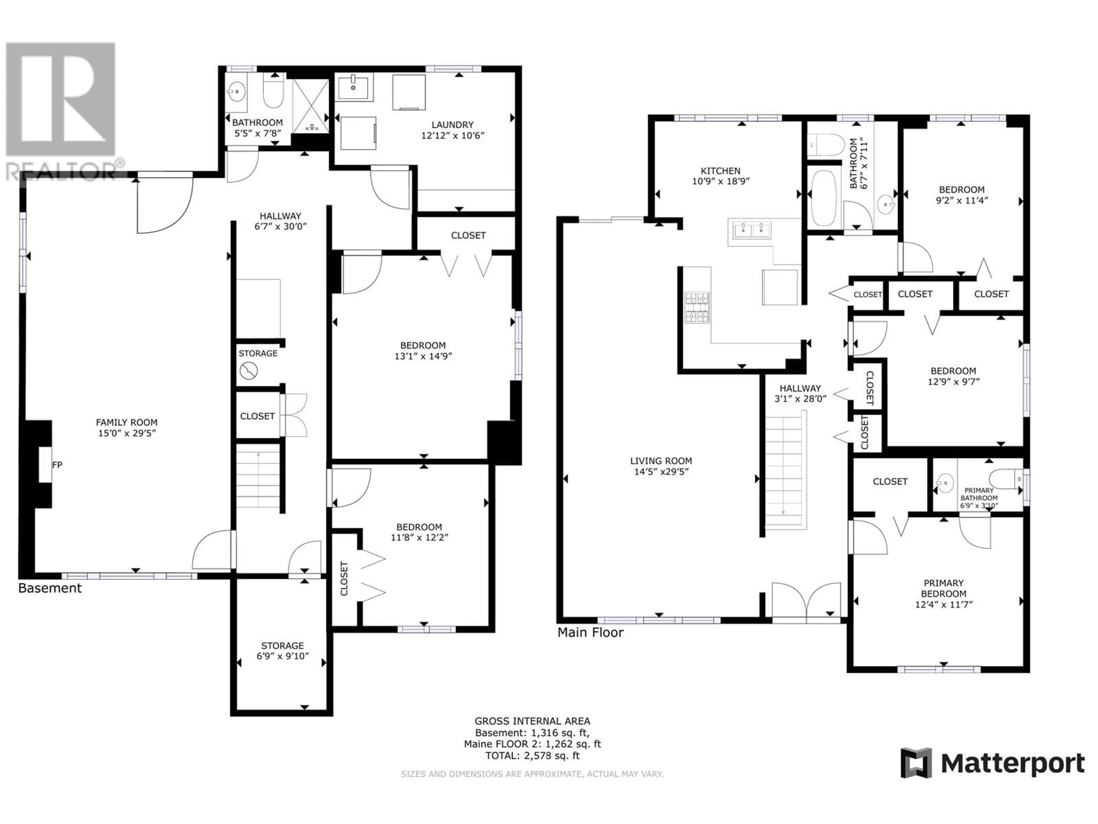 Floor plan for 532 64TH AVENUE, Vancouver British Columbia V6P2K9