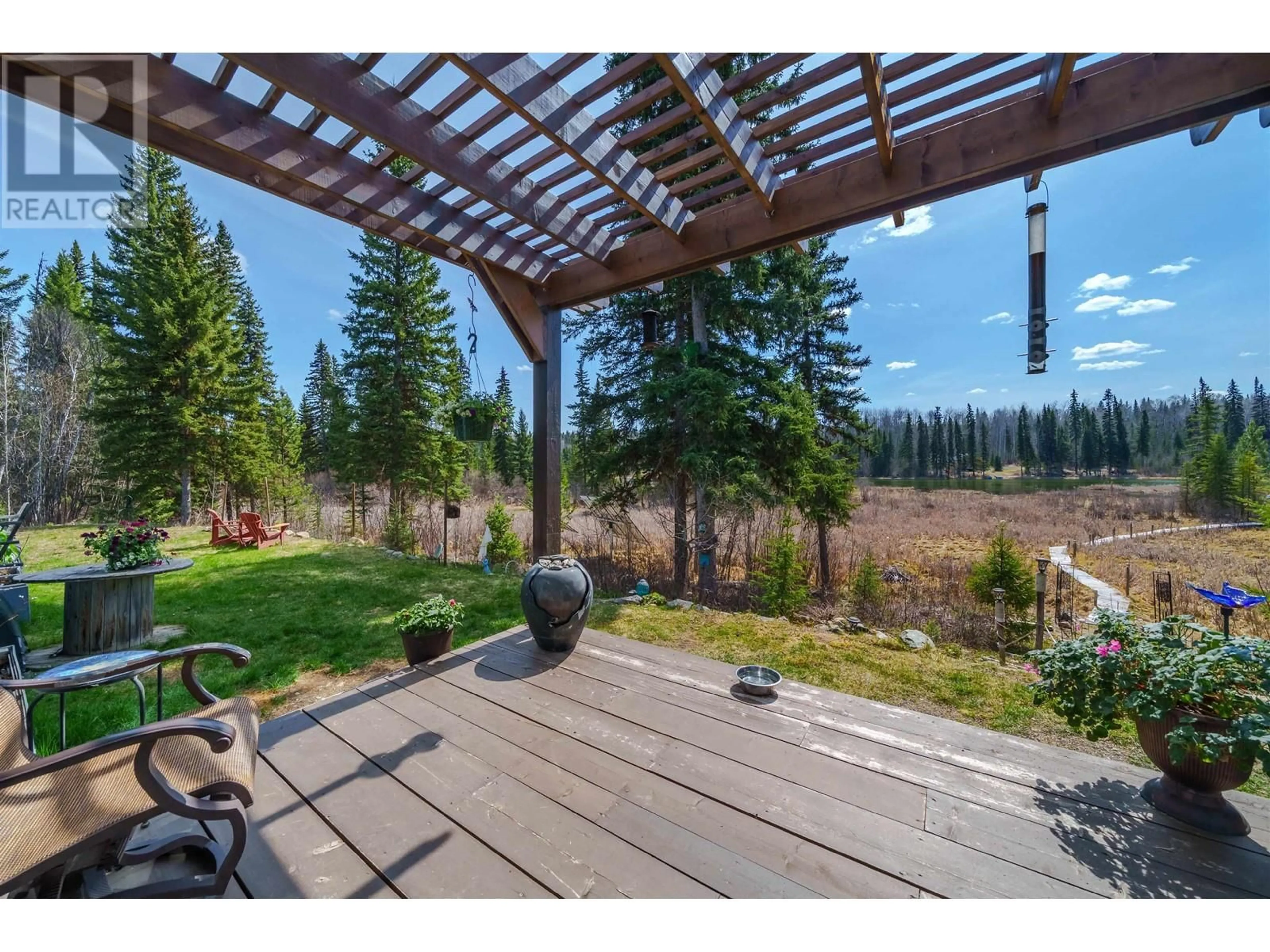 Patio, water/lake/river/ocean view for 3999 RUTH LAKE ROAD, Forest Grove British Columbia V0K1M0