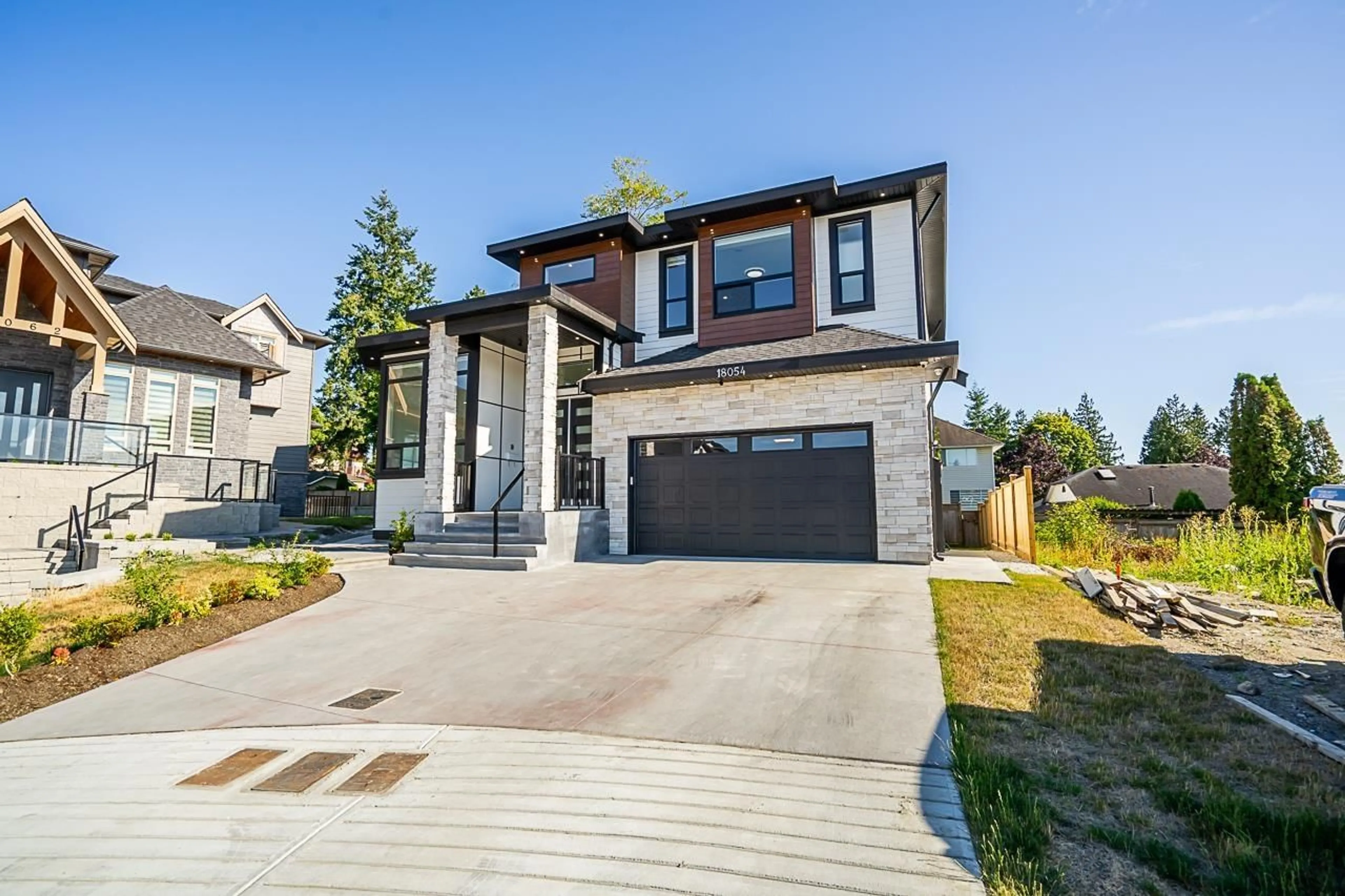 Home with brick exterior material, street for 18054 63B, Surrey British Columbia V3S4G1