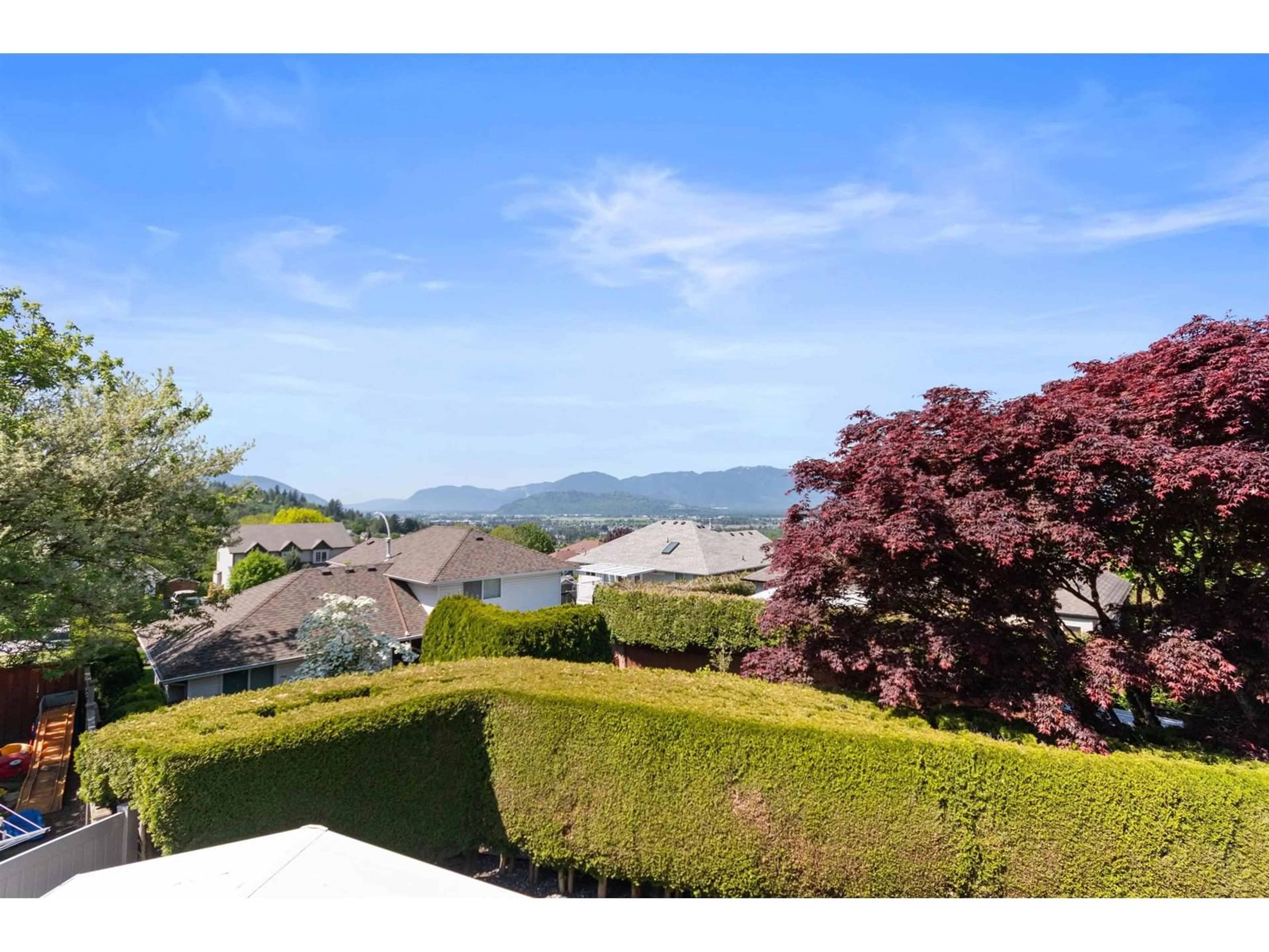 A pic from outside/outdoor area/front of a property/back of a property/a pic from drone, water/lake/river/ocean view for 46683 GROVE AVENUE, Chilliwack British Columbia V2R3Y9