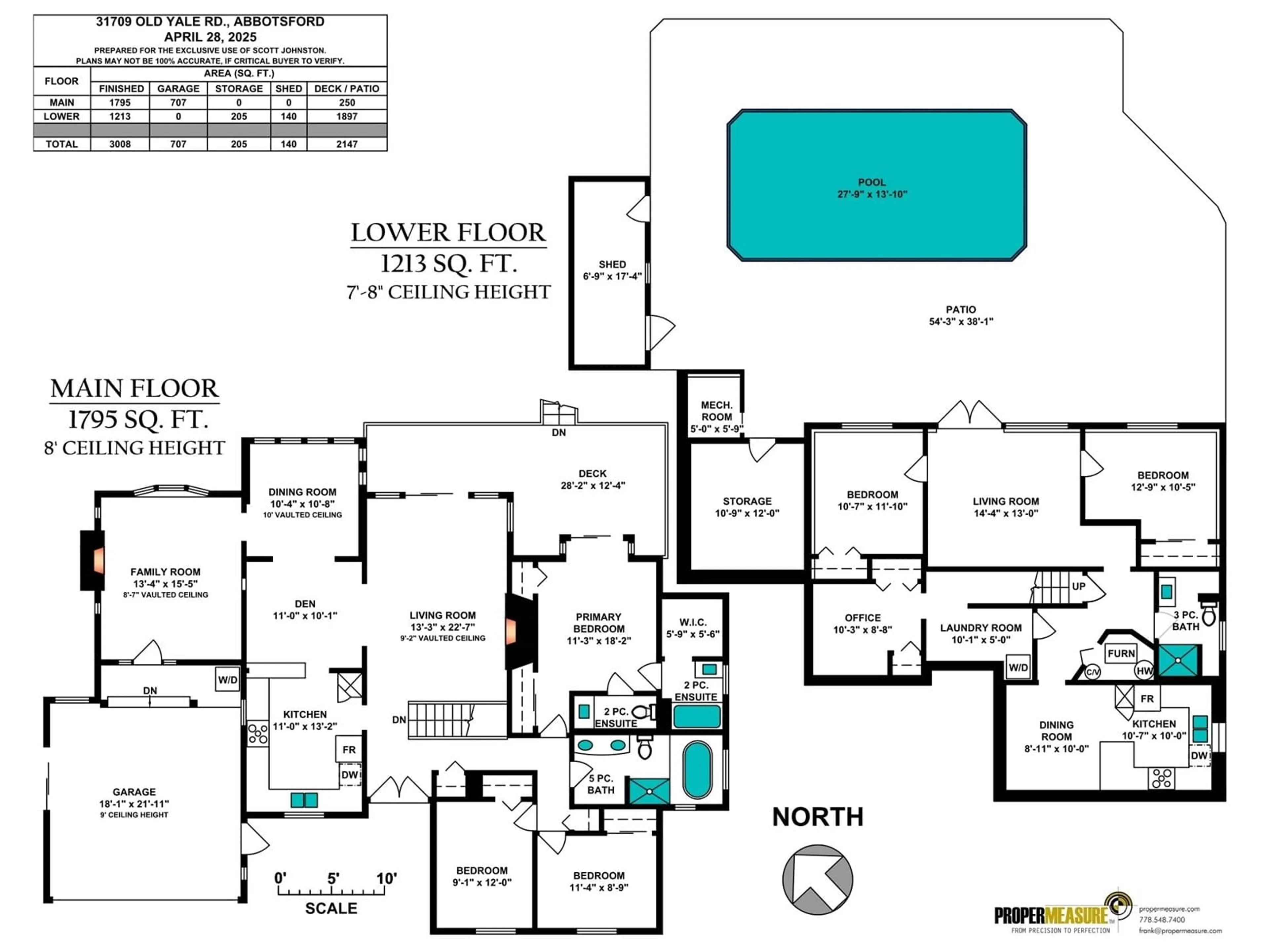 Floor plan for 31709 OLD YALE, Abbotsford British Columbia V2T2B6