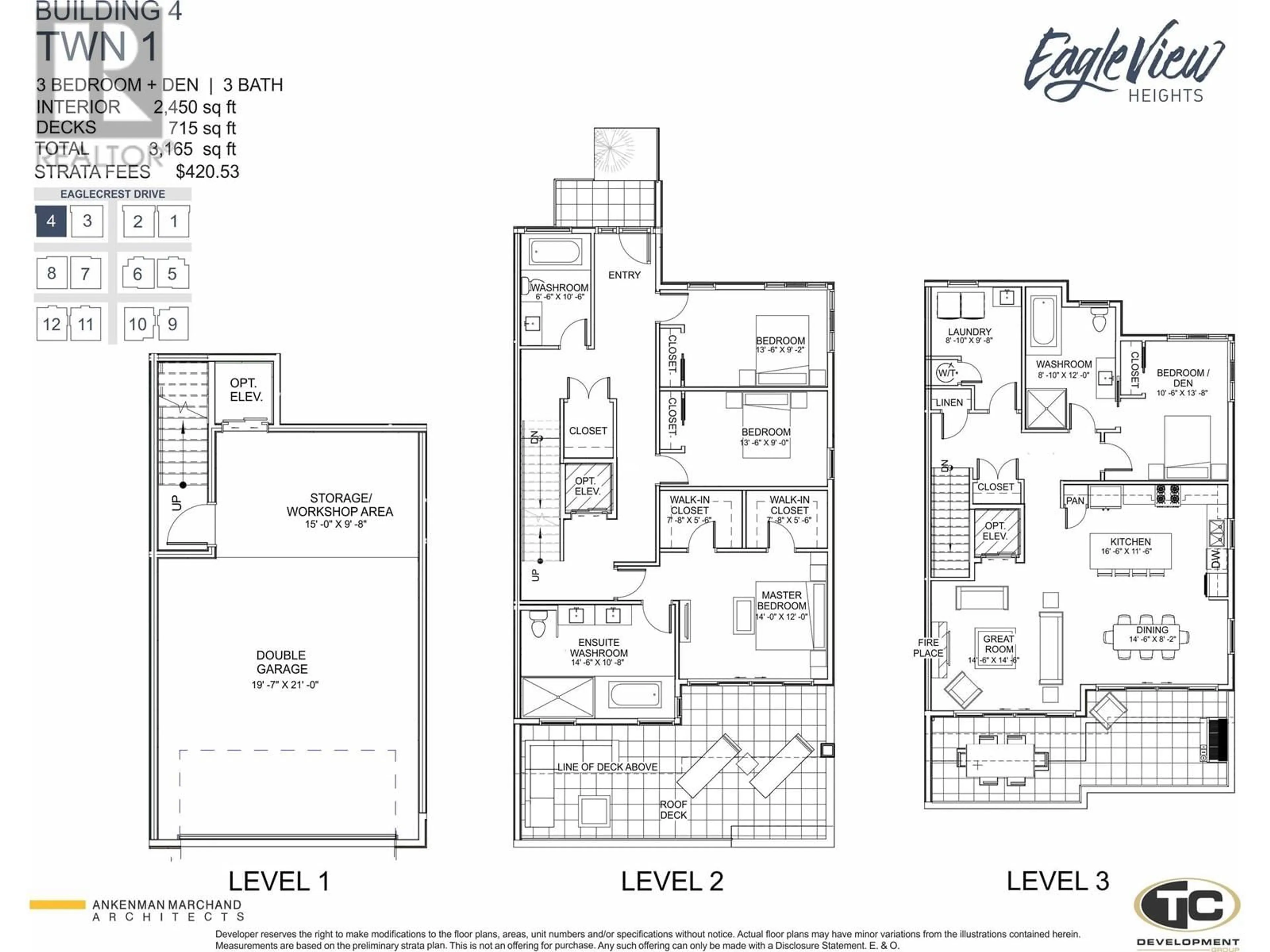 Floor plan for 4101 - 464 EAGLECREST DRIVE, Gibsons British Columbia V0N1V9