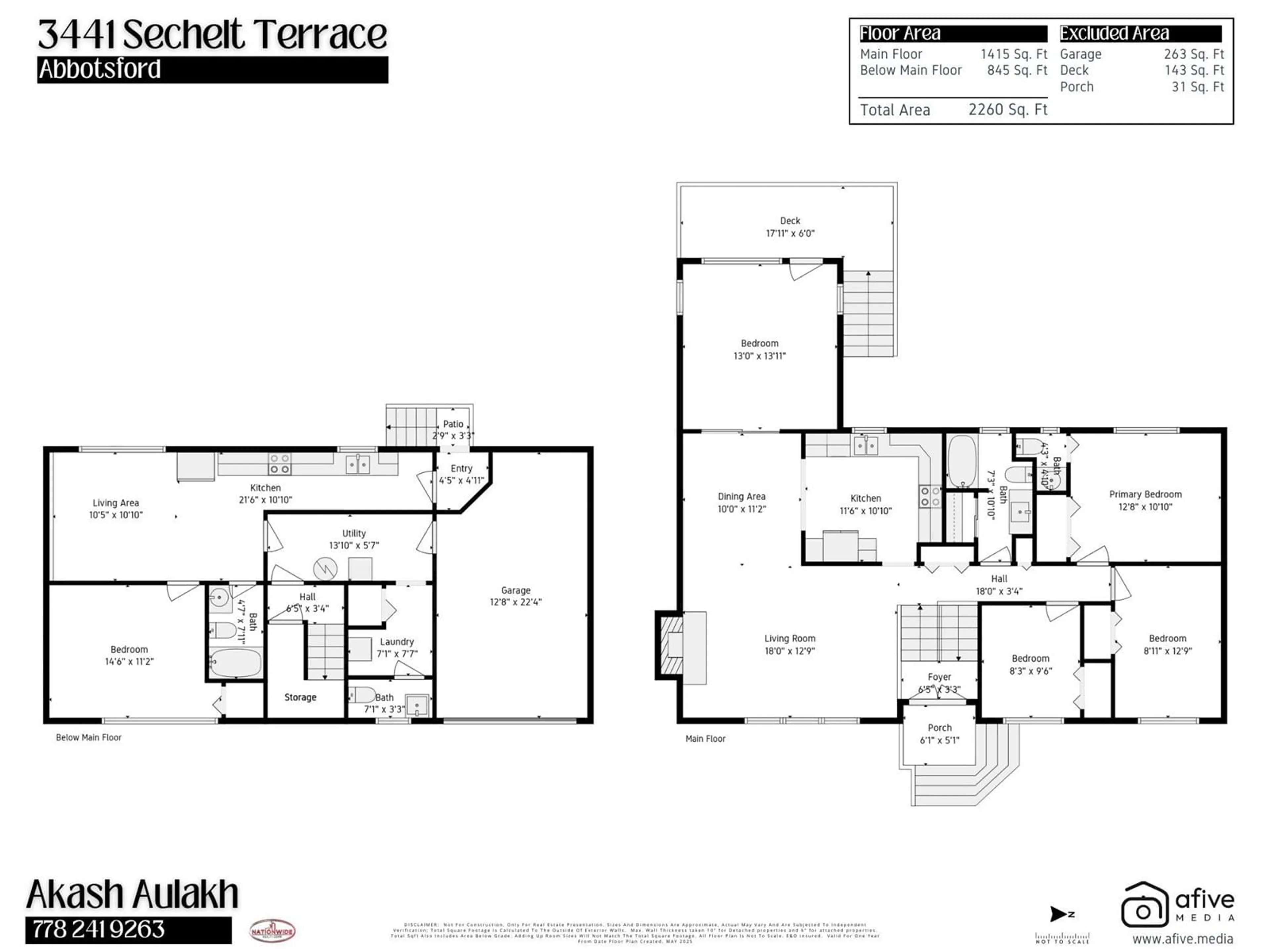 Floor plan for 3441 SECHELT, Abbotsford British Columbia V2T4Z3