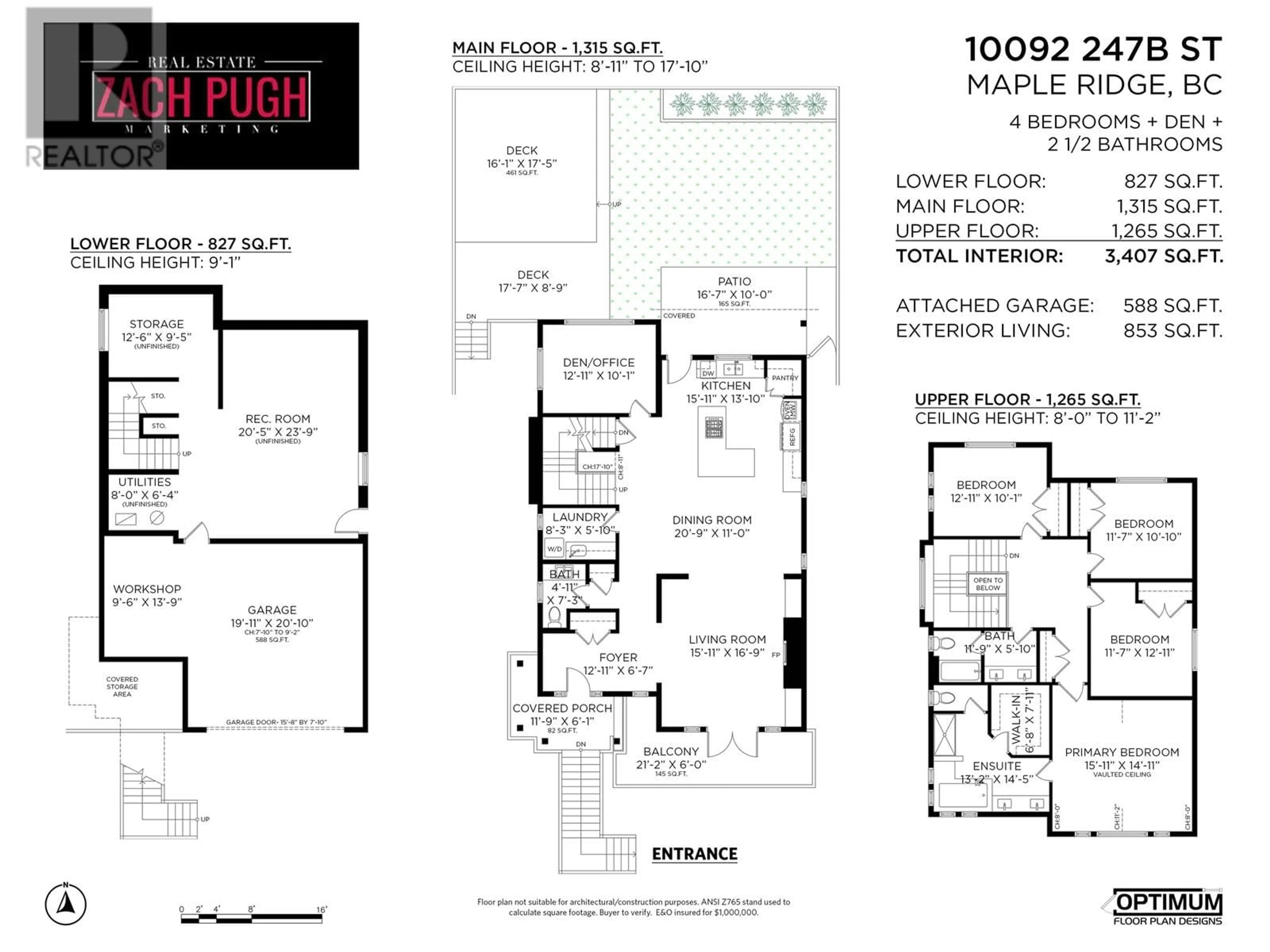Floor plan for 10092 247B STREET, Maple Ridge British Columbia V2W0H1