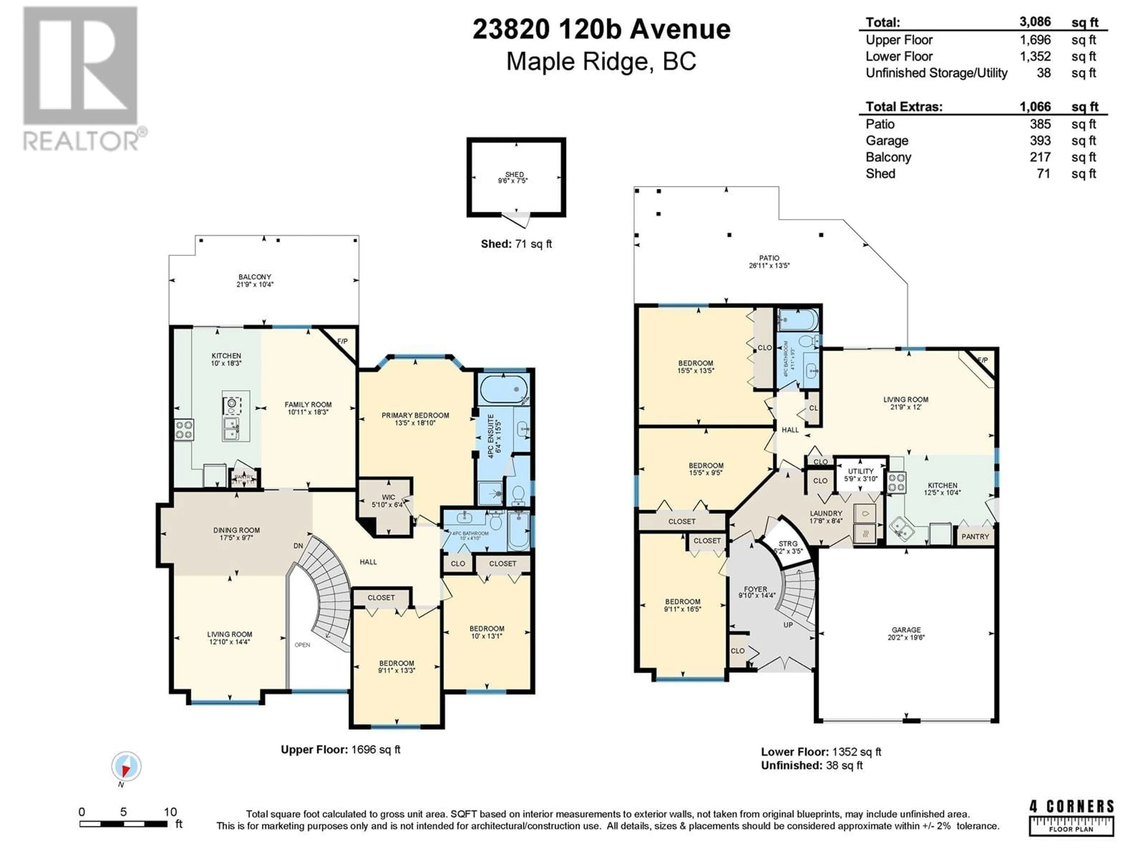 Floor plan for 23820 120B AVENUE, Maple Ridge British Columbia V4R4X4