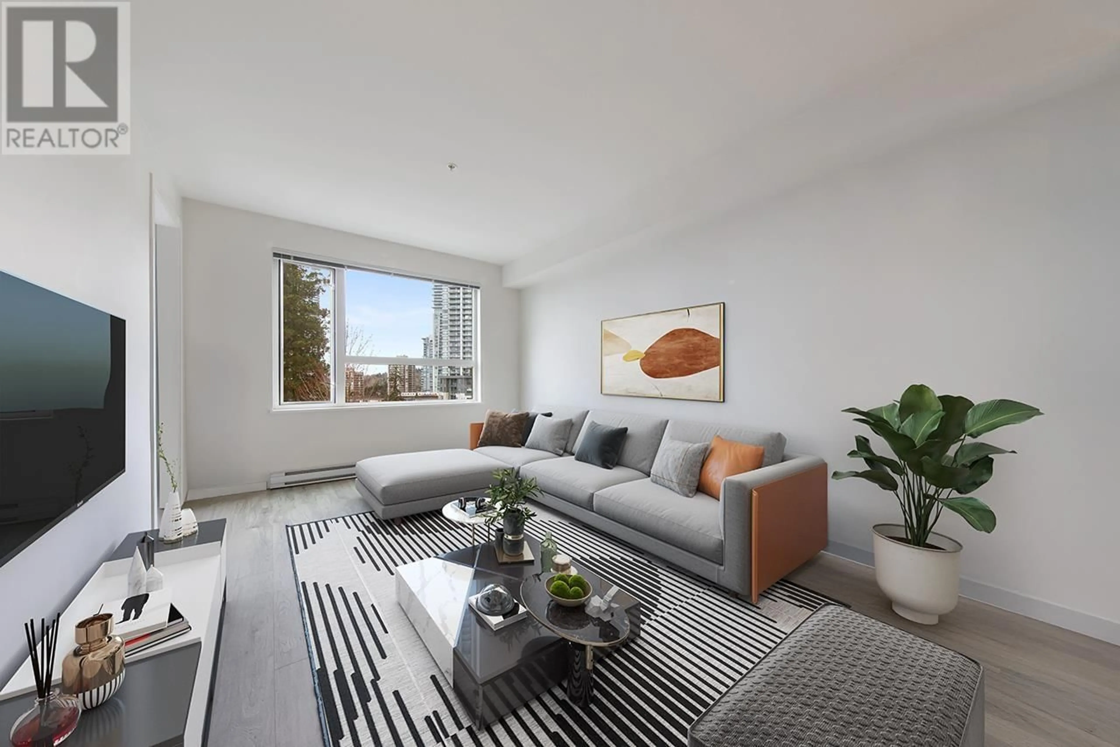 Living room with furniture, unknown for 410 - 717 BRESLAY STREET, Coquitlam British Columbia V3J0J3