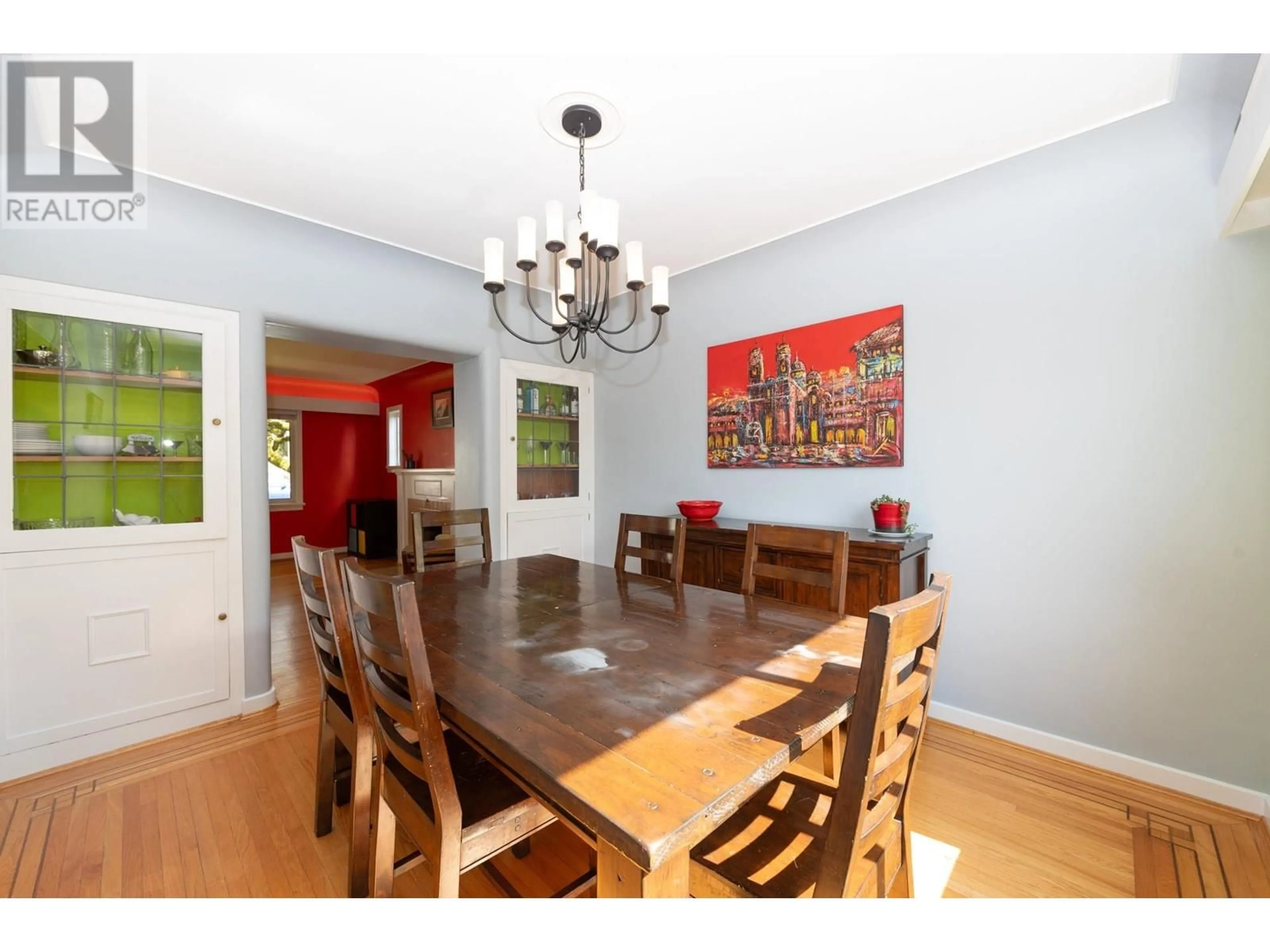 Dining room, wood/laminate floor for 1838 EDINBURGH STREET, New Westminster British Columbia V3M2X3