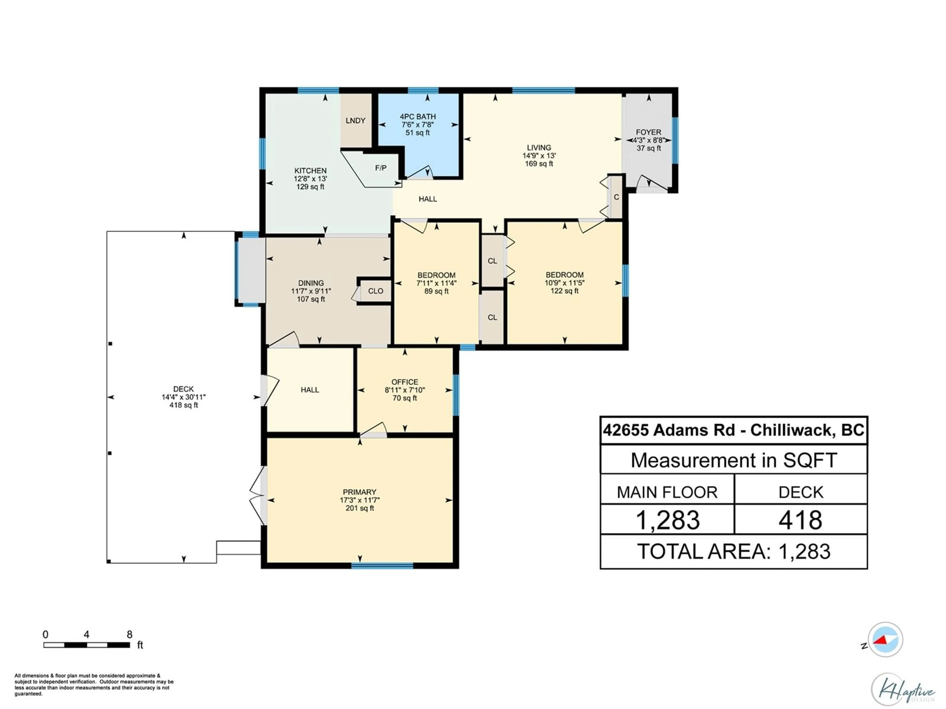 Floor plan for 42655 ADAMS ROAD, Sardis - Greendale British Columbia V2R4K9