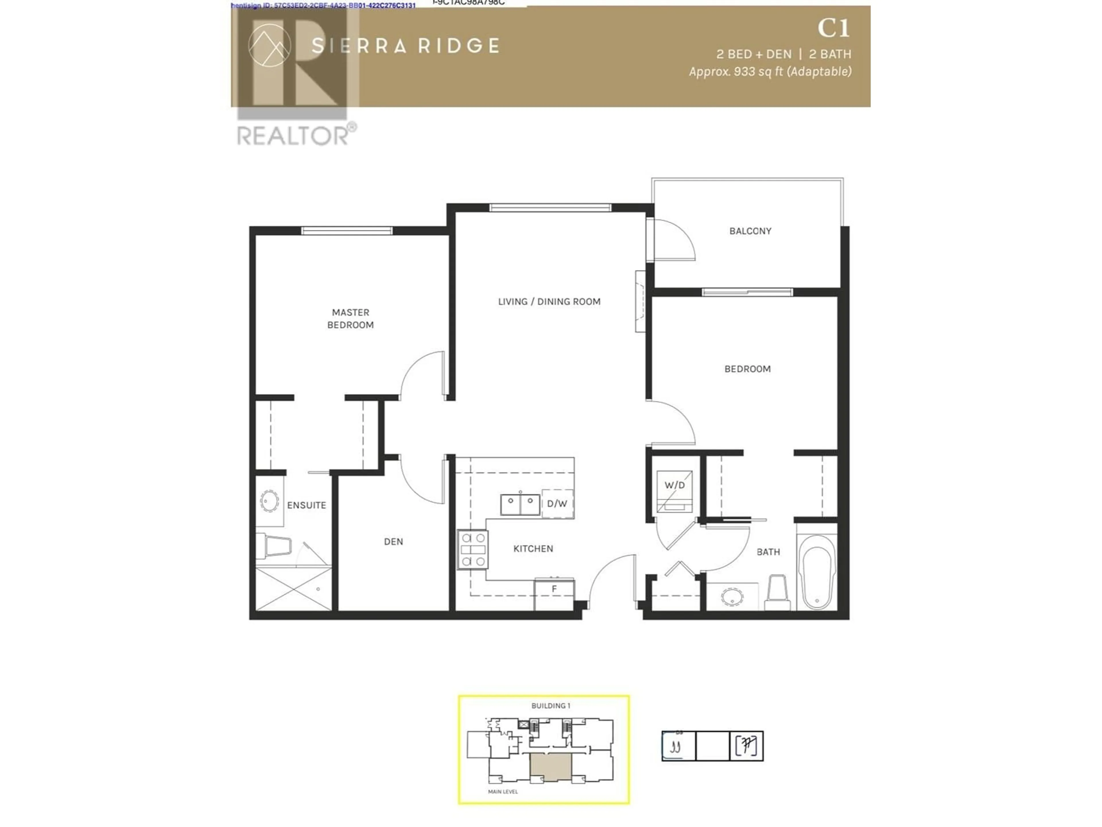 Floor plan for 104 - 11718 224 STREET, Maple Ridge British Columbia V2X6A2