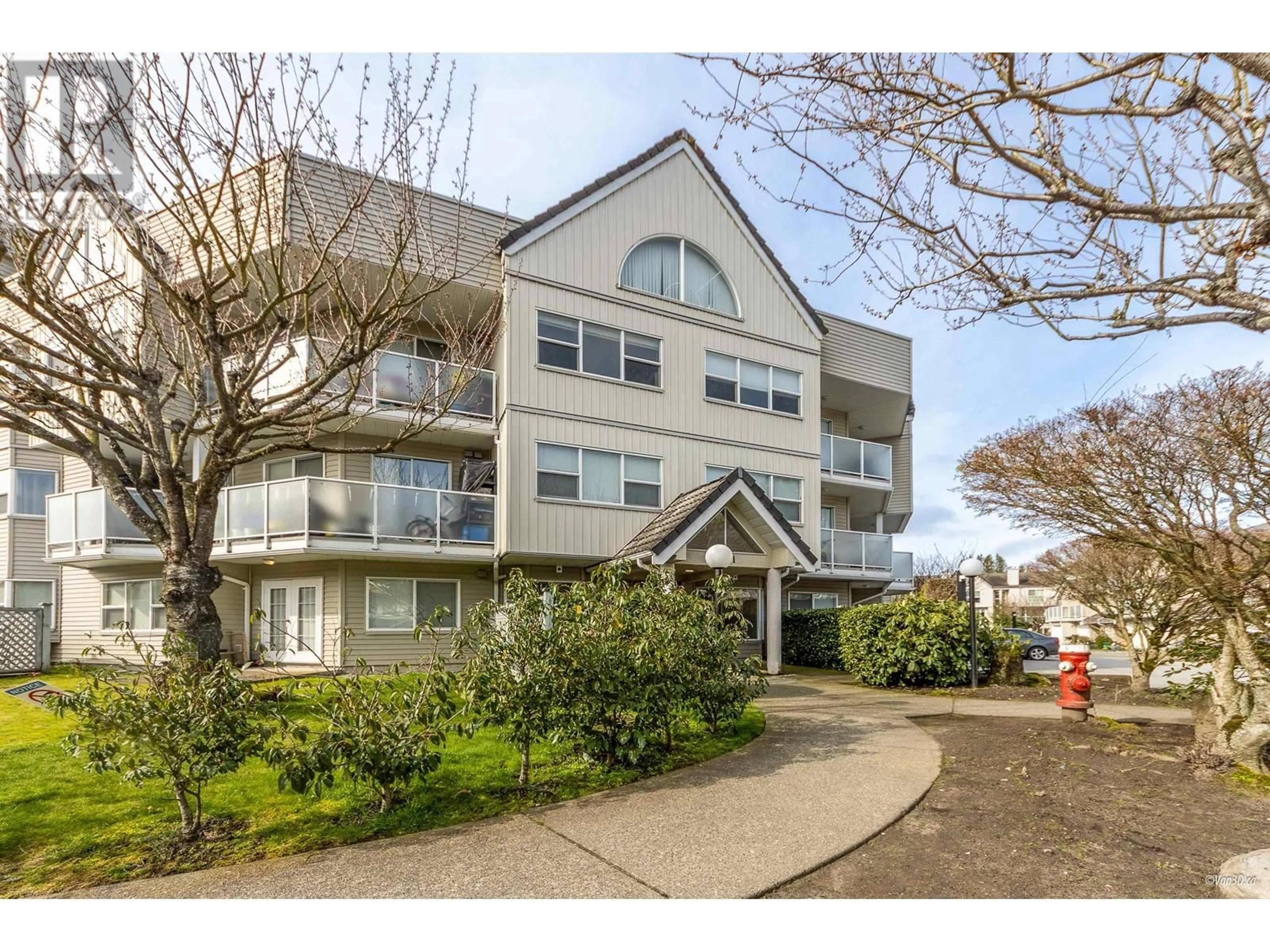 A pic from outside/outdoor area/front of a property/back of a property/a pic from drone, unknown for 202 - 7071 BLUNDELL ROAD, Richmond British Columbia V6Y1J5