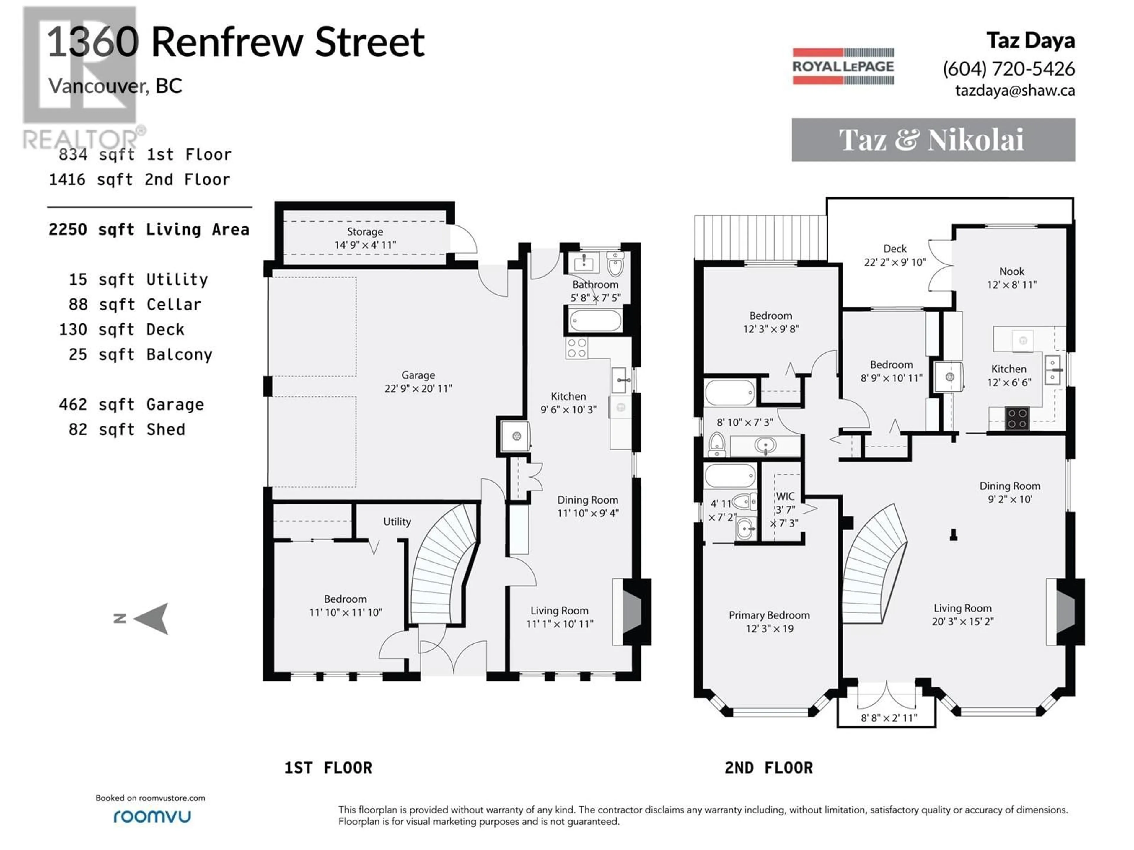 Floor plan for 1360 RENFREW STREET, Vancouver British Columbia V5K4C4