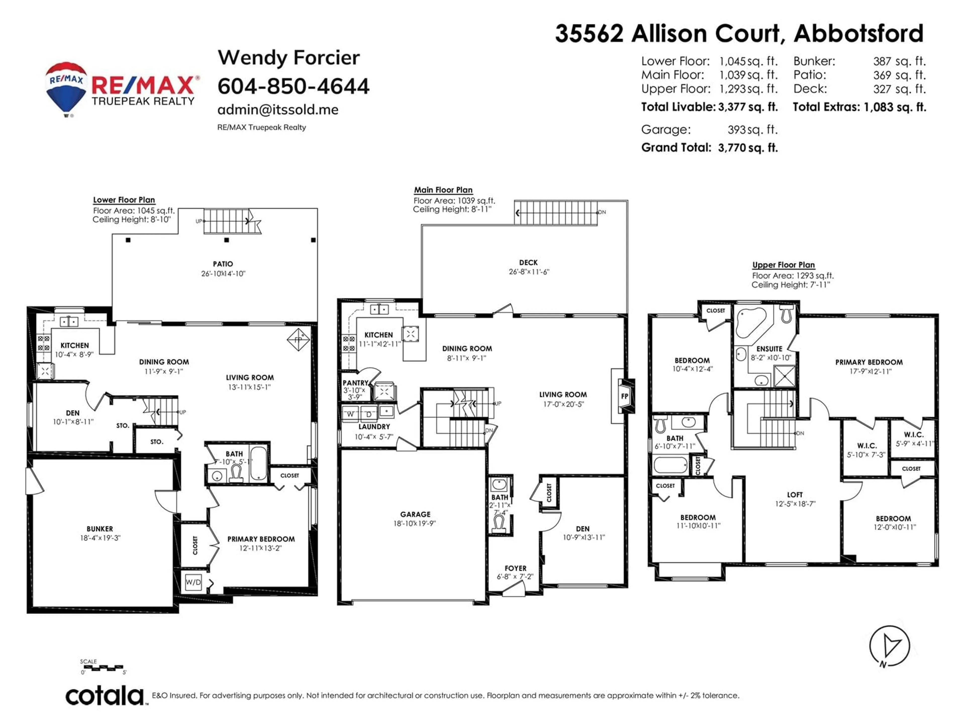 Floor plan for 35562 ALLISON, Abbotsford British Columbia V3G3B7