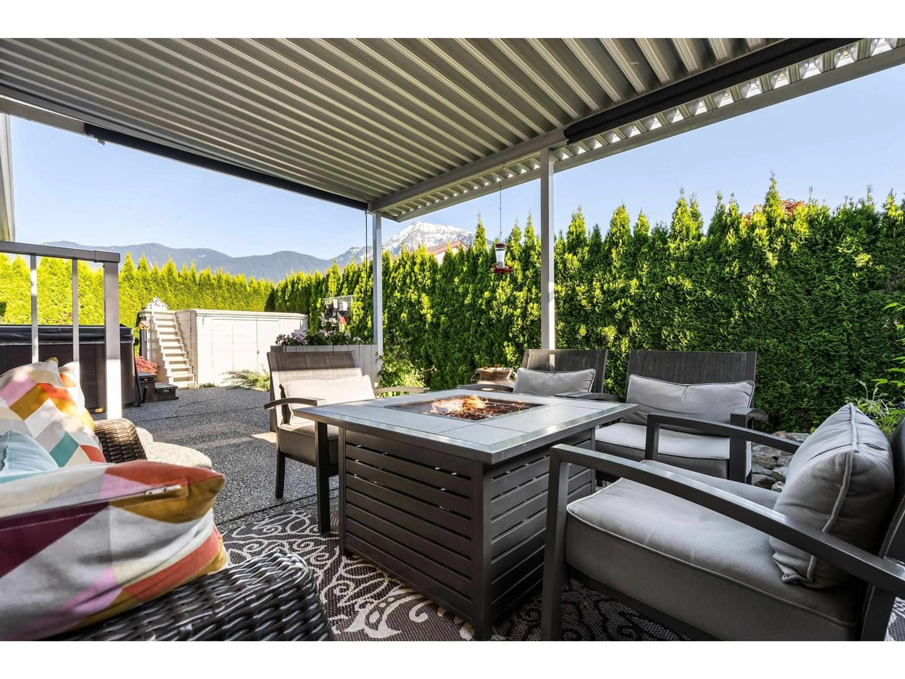Patio, mountain view for 7316 ELM ROAD, Agassiz British Columbia V0M1A2