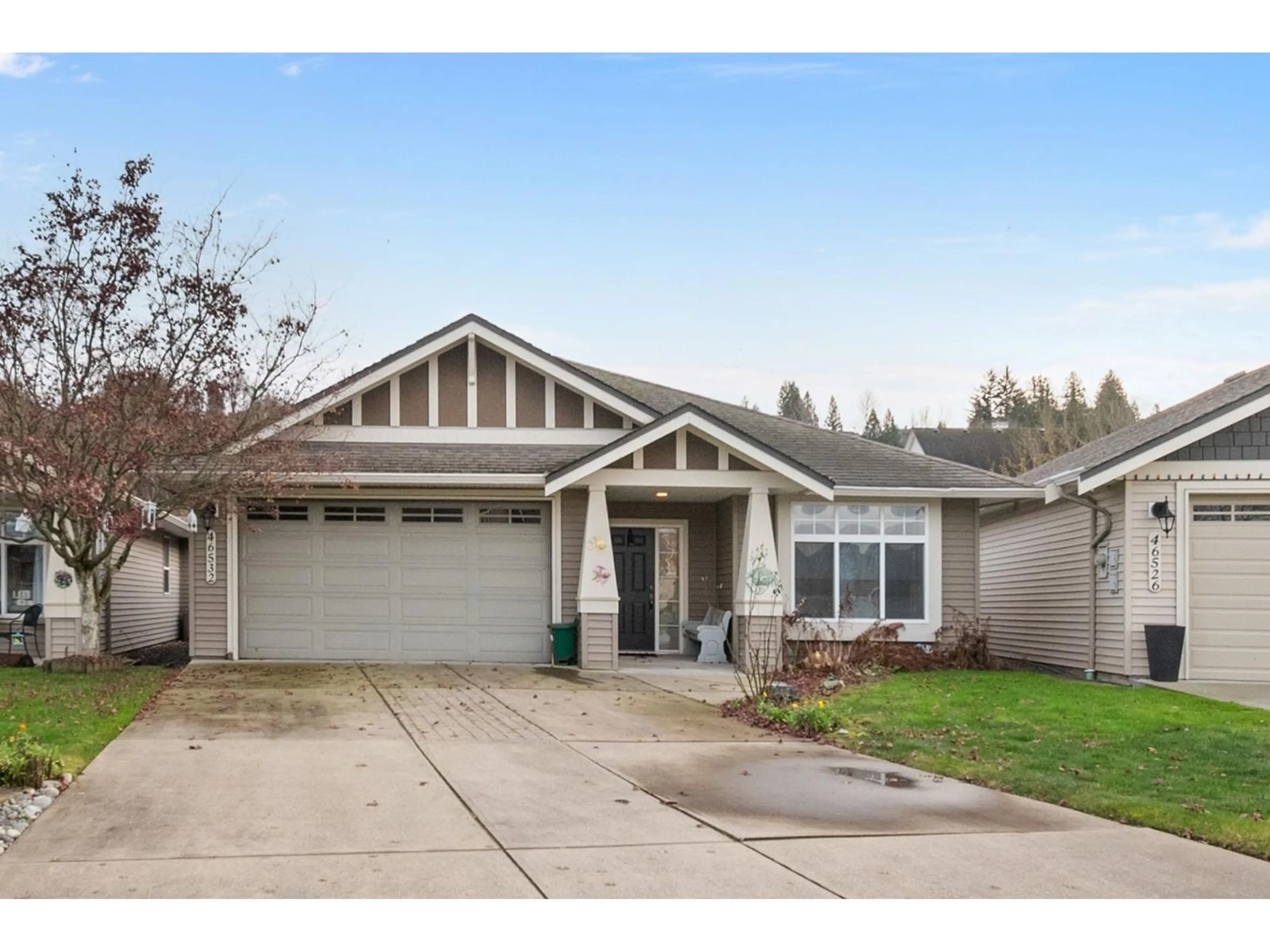 Home with vinyl exterior material, street for 46532 STONEY CREEK DRIVE, Chilliwack British Columbia V2R5N4